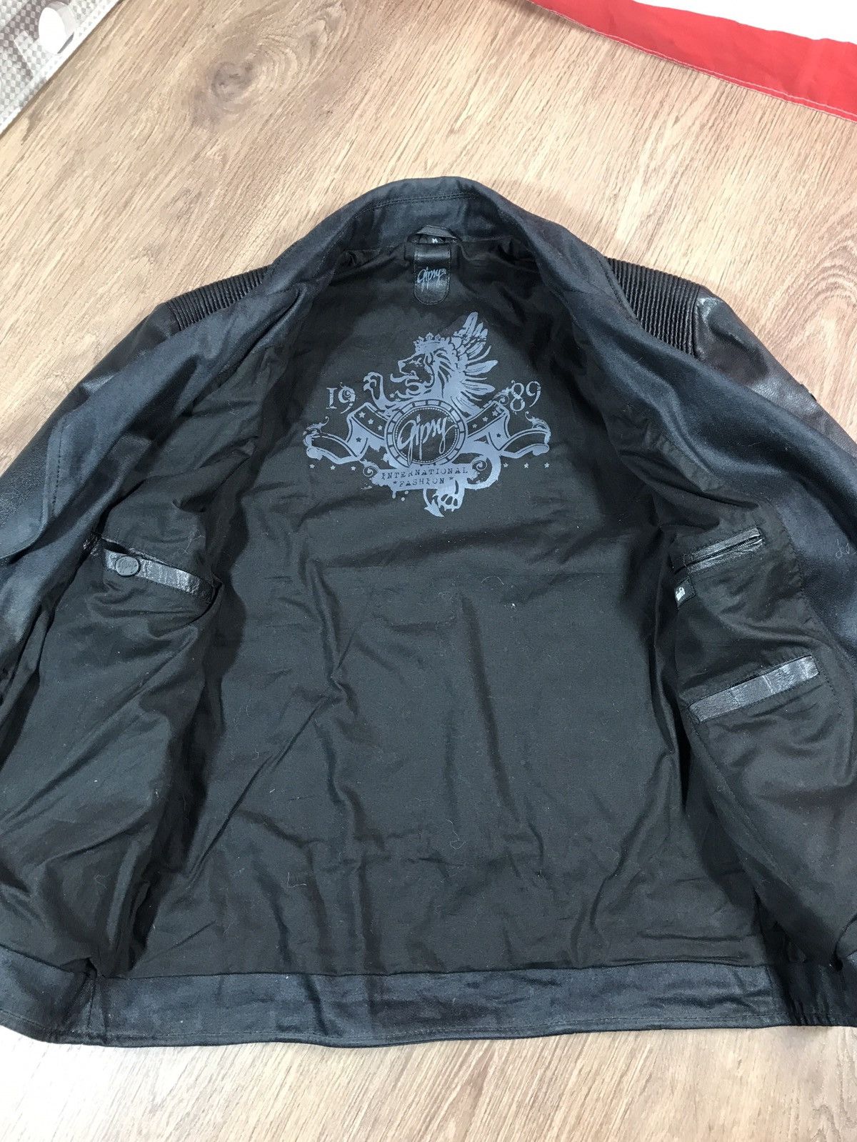 Japanese Brand Leather Denim Mauritius Biker Jacket Size M Size US M / EU 48-50 / 2 - 12 Thumbnail