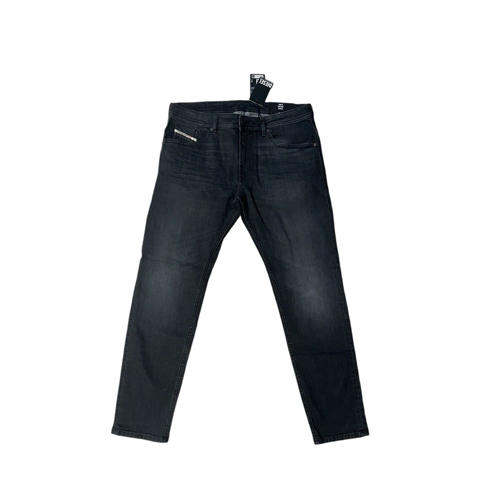 Diesel Diesel Mens Thommer Slim Fit Jeans RM063 Black Size 36/32 Size US 36 / EU 52 - 1 Thumbnail