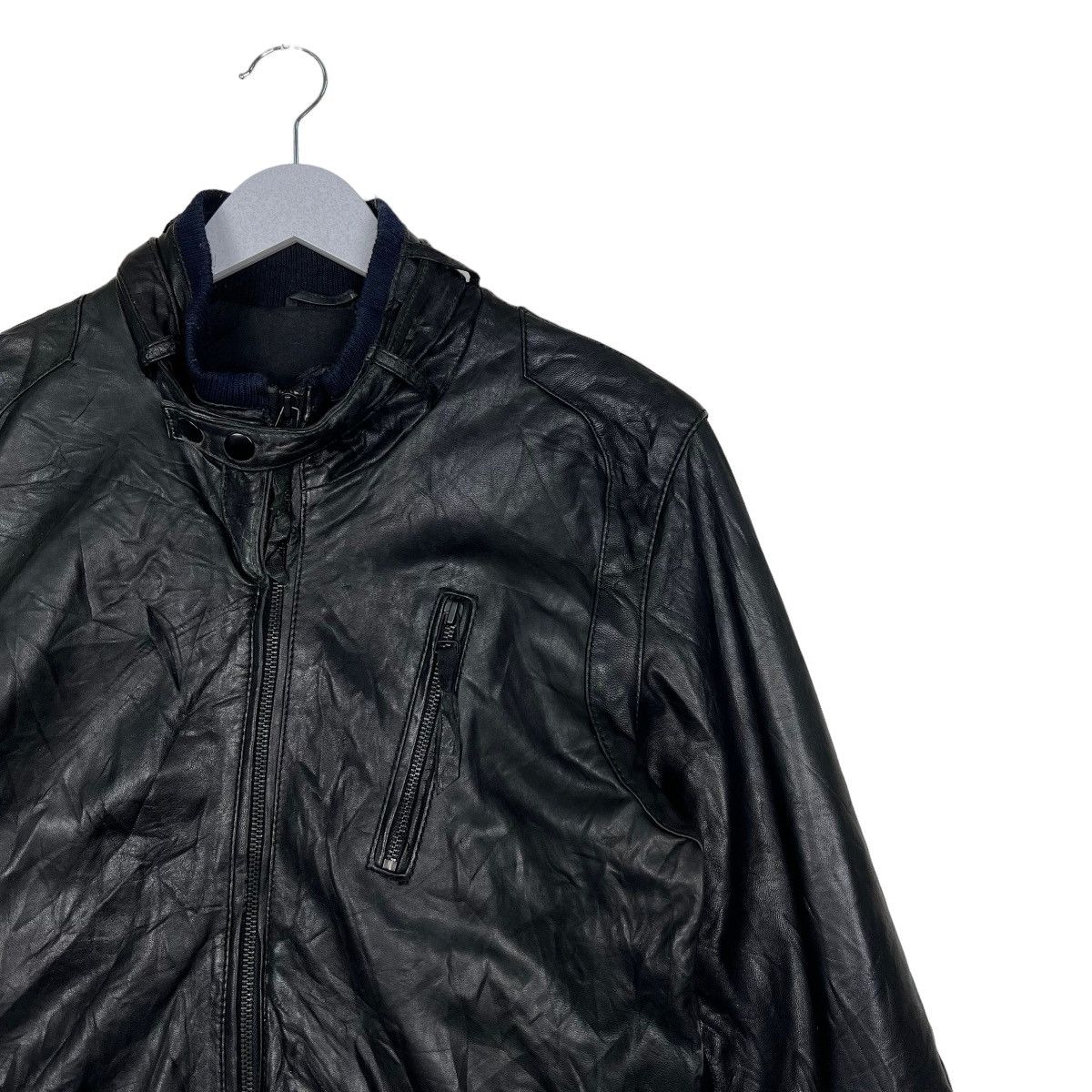 Tornado Mart 🔥 HOUSE OF BLUES LEATHER MOTO RIDER CAFE RACER JACKET Size US M / EU 48-50 / 2 - 6 Thumbnail