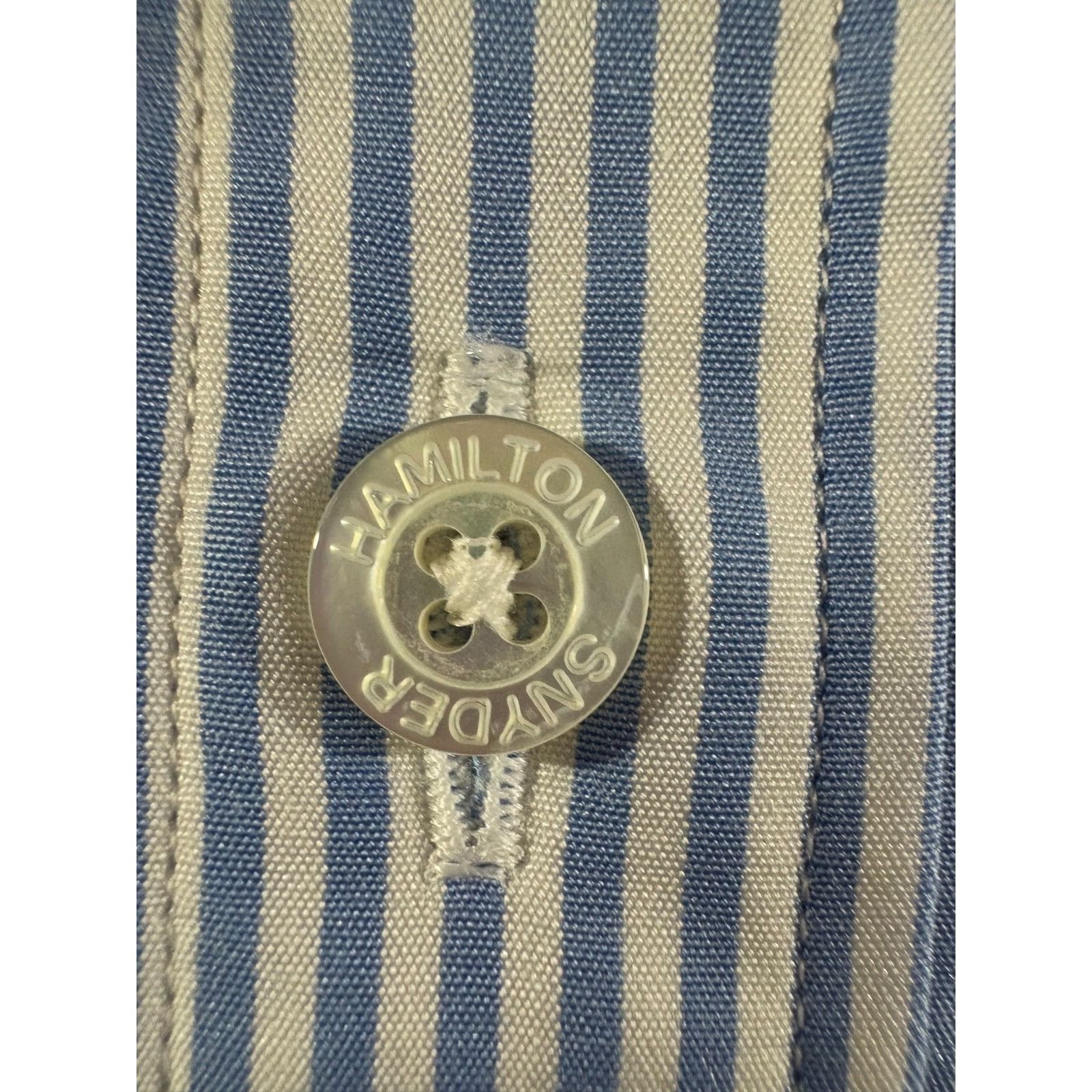 Todd Snyder Hamilton Shirt Co. x Todd Snyder Dress Shirt sz M striped bl Size US M / EU 48-50 / 2 - 2 Thumbnail