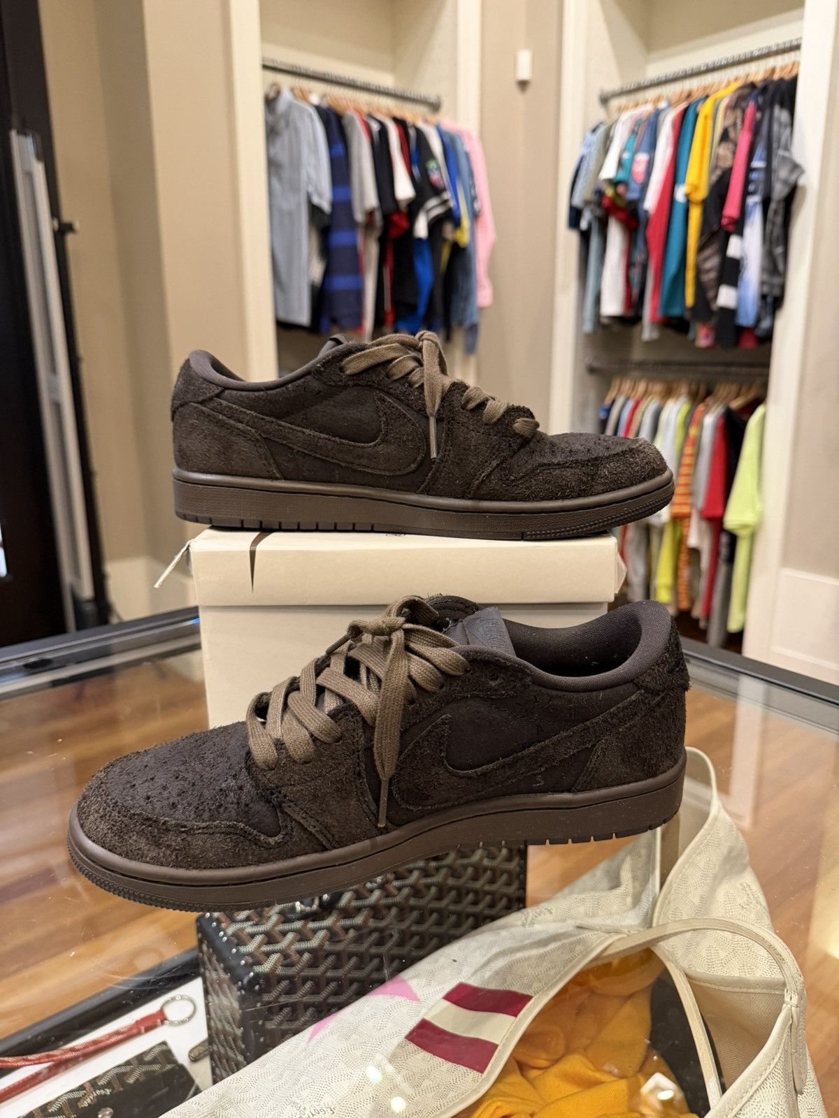 Jordan Brand × Travis Scott Travis Scott x Jordan 1 Retro low - Velvet Brown Size US 7 / EU 40 - 2 Thumbnail