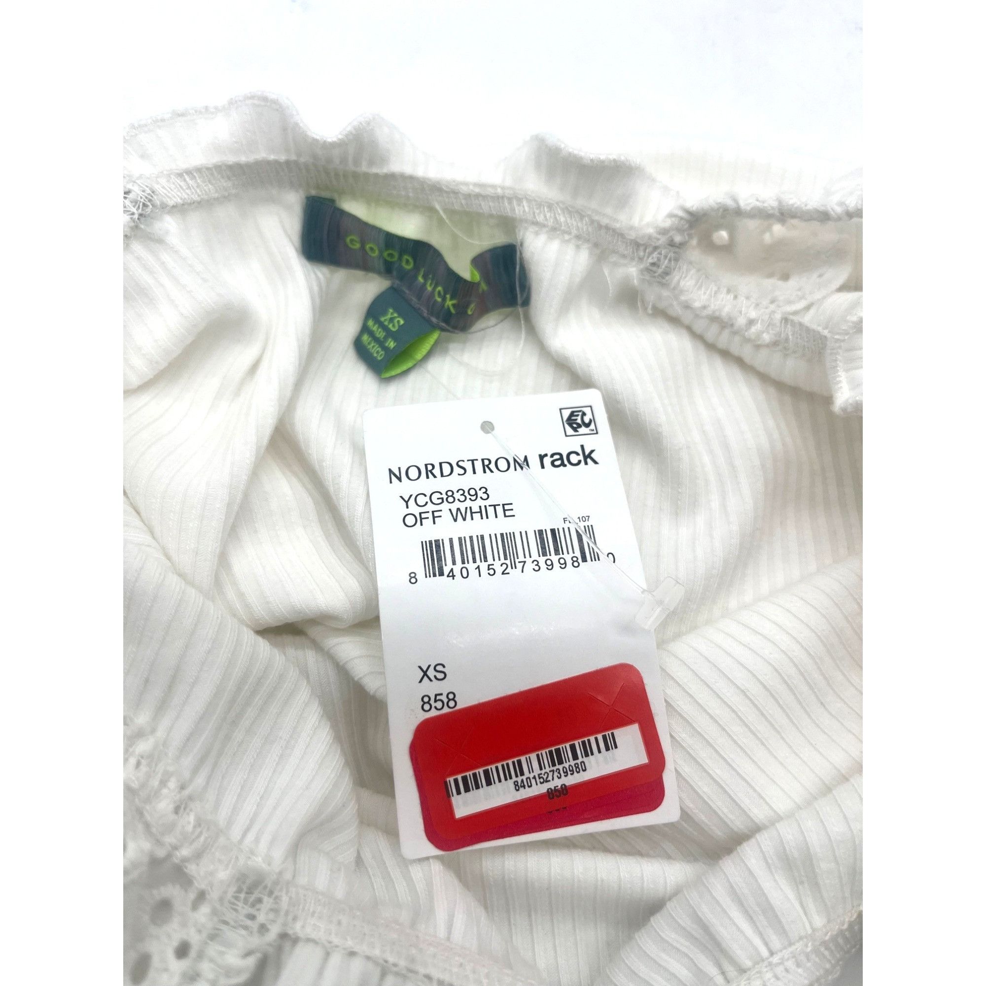 Other Good Luck Gem Eyelet Trim Tank Top In Off White, XS Size XS / US 0-2 / IT 36-38 - 8 Thumbnail