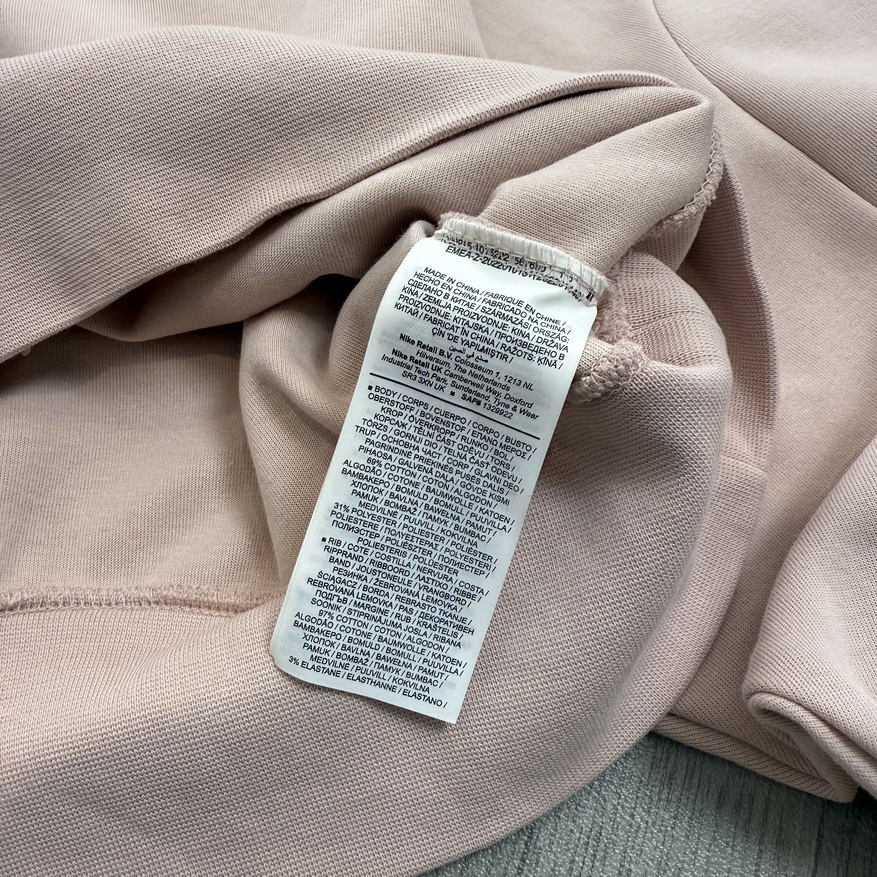 Nike Nike Tech Fleece Women's Pink Crop Top Hoodie Hooded Sweat Size M / US 6-8 / IT 42-44 - 10 Thumbnail
