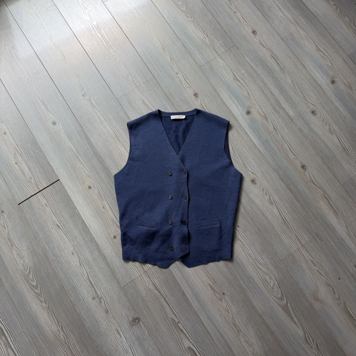 Suitsupply Suitsupply Merino Wool Double Breasted Vest / Waistcoat L Size US L / EU 52-54 / 3 - 9 Thumbnail
