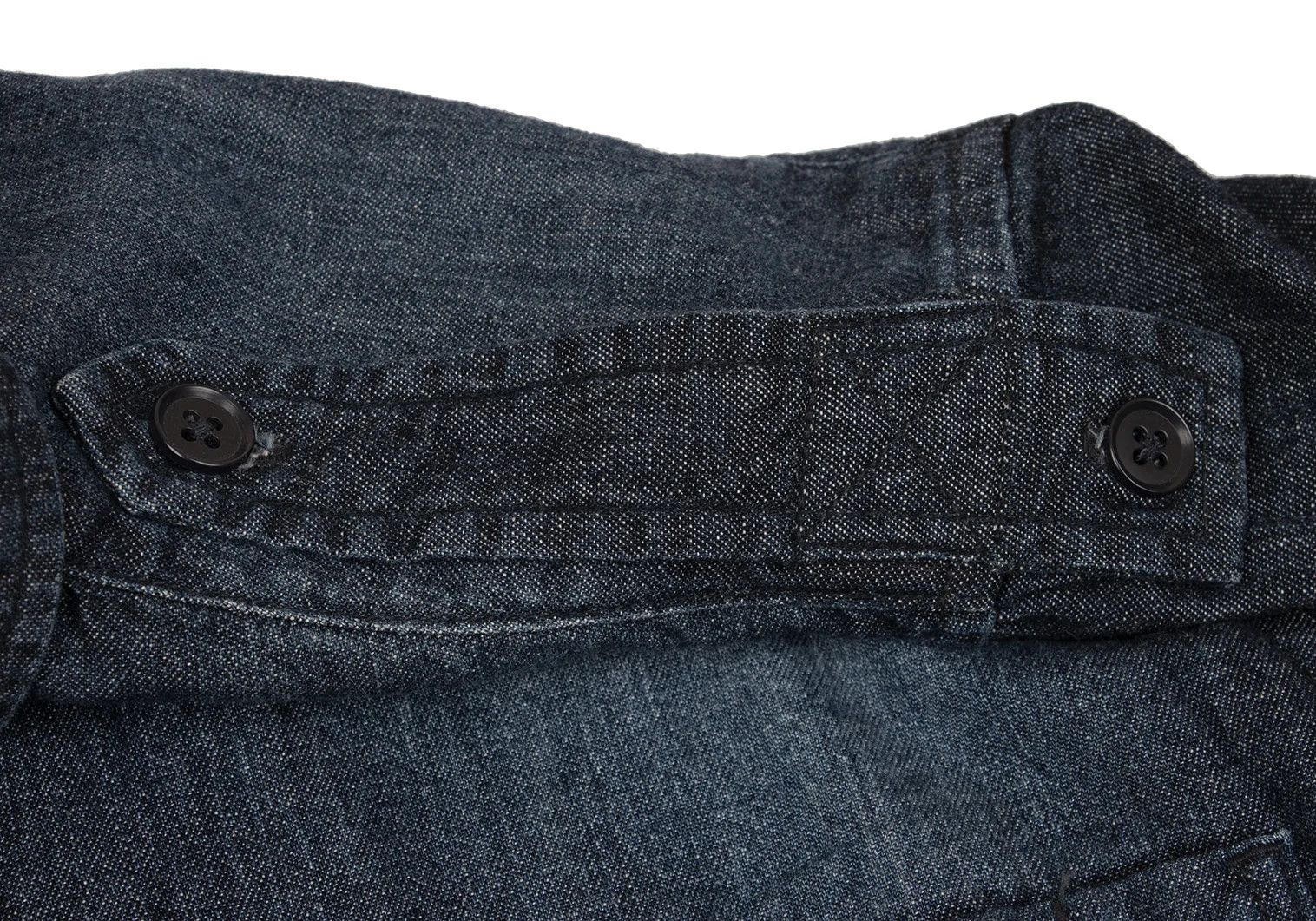 Yohji Yamamoto Yohji Jeans × EDWIN Cotton Epaulet Denim Shirt Indigo Size US S / EU 44-46 / 1 - 6 Thumbnail