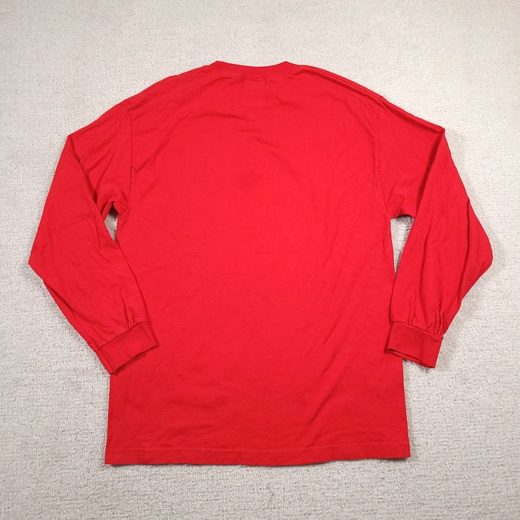 CHOCOOLATE VINTAGE M & M Shirt Mens L Red Logo Official Cool Cartoon TV M&M's Chocolate Candy Graphic Print Long Sleeve Crew Neck Size US L / EU 52-54 / 3 - 6 Thumbnail