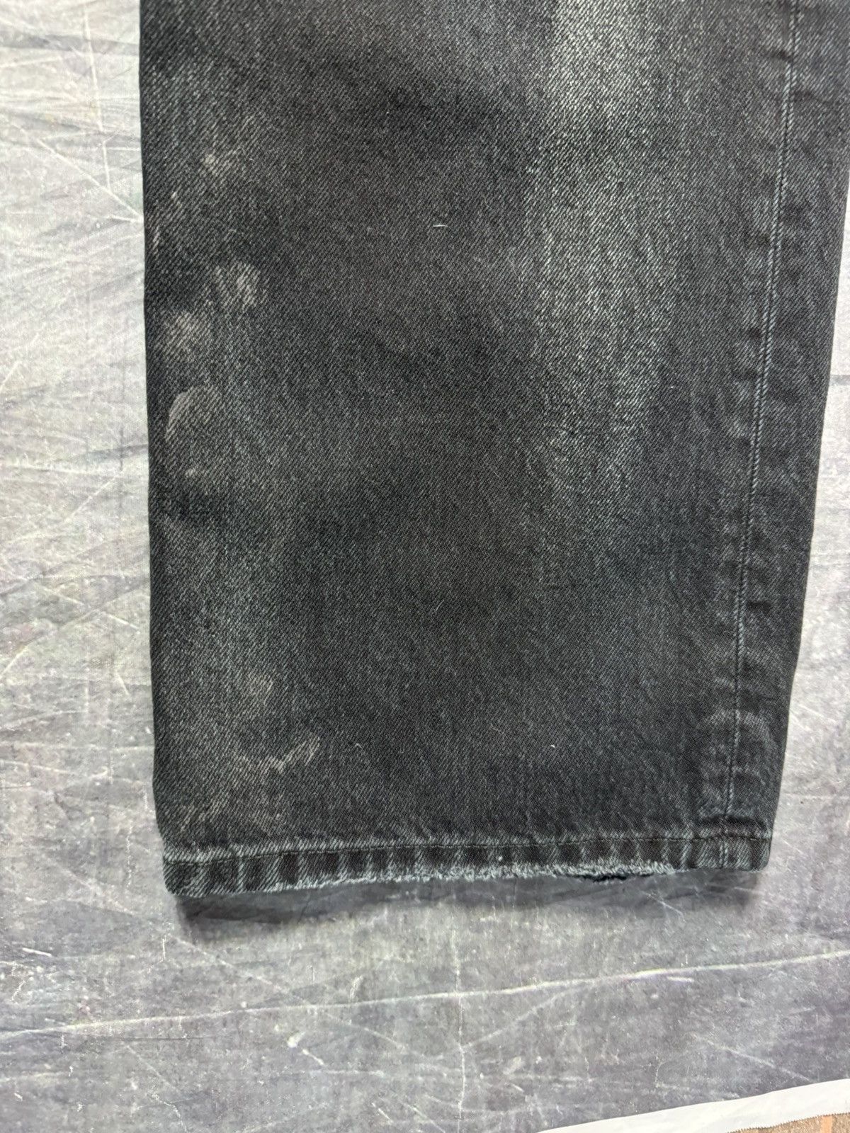 Balenciaga Balenciaga Destroyed Dirty Denim Jeans in Black Size US 30 / EU 46 - 7 Thumbnail