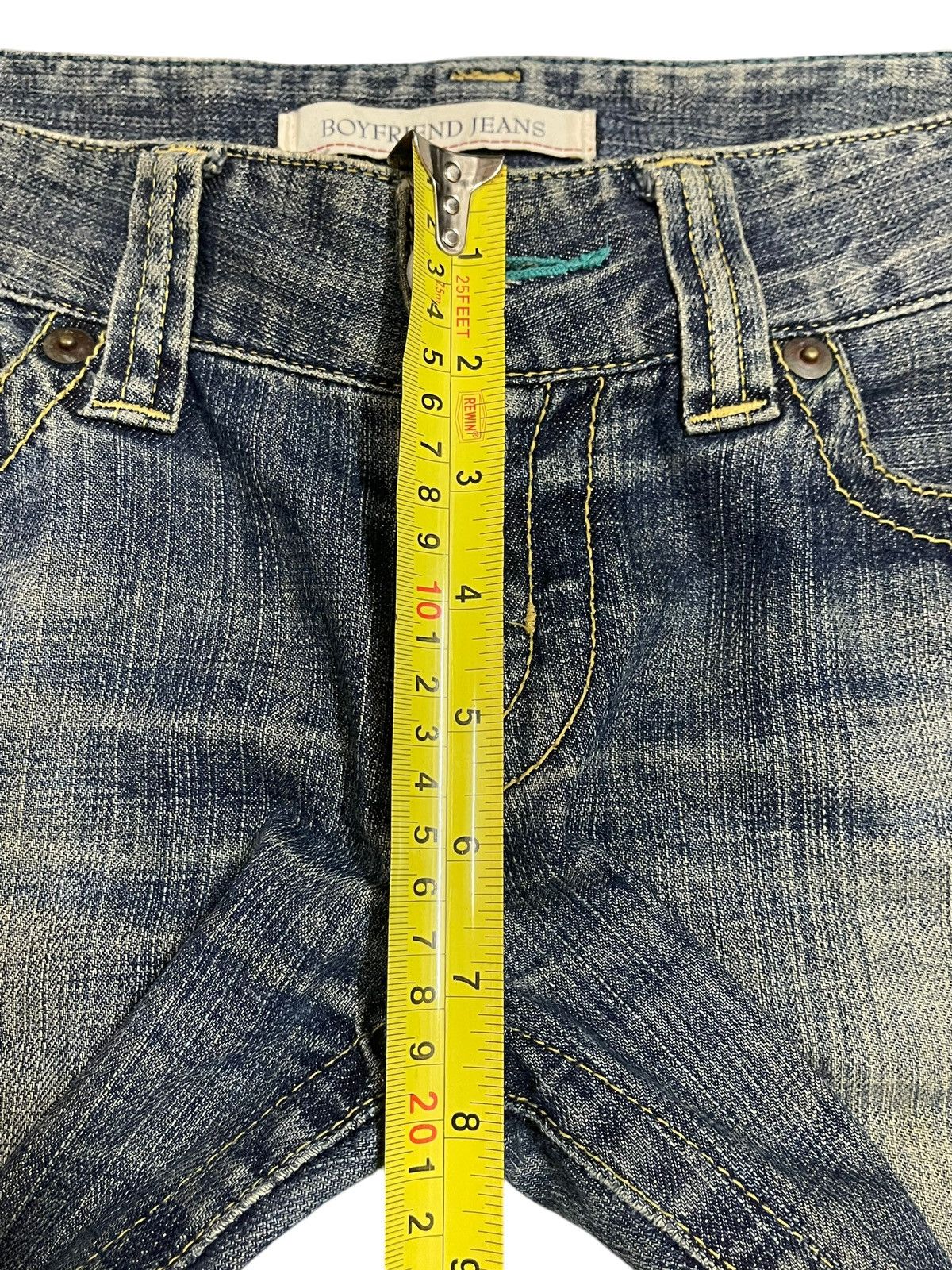 Uniqlo Vintage Japanese Uniqlo Blue Faded Wash Wide Leg Jeans Size US 31 - 14 Thumbnail