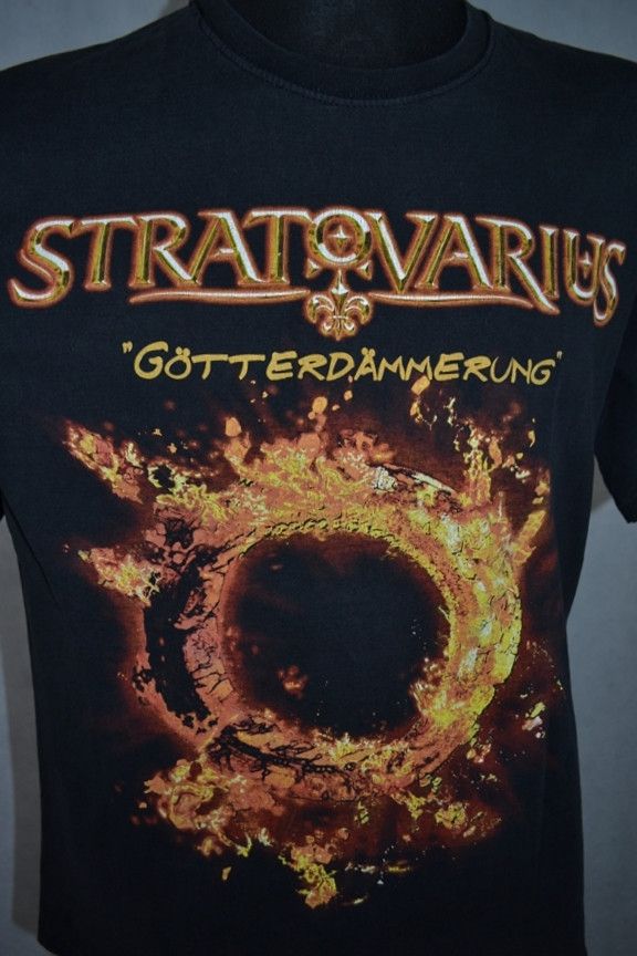 Band Tees × Vintage Vintage 2006 Stratovarius Gotterdammerung tee L Size US L / EU 52-54 / 3 - 7 Thumbnail