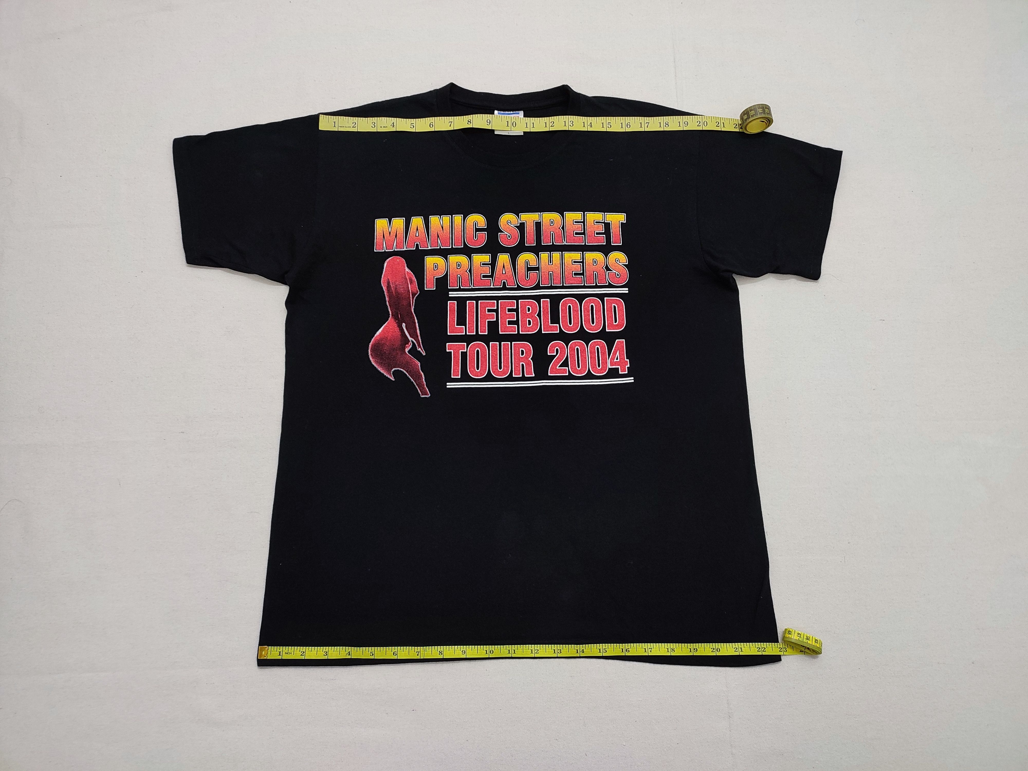 Vintage 2000s Manic Street Preachers Live Blood Tour Tee Size US L / EU 52-54 / 3 - 4 Thumbnail