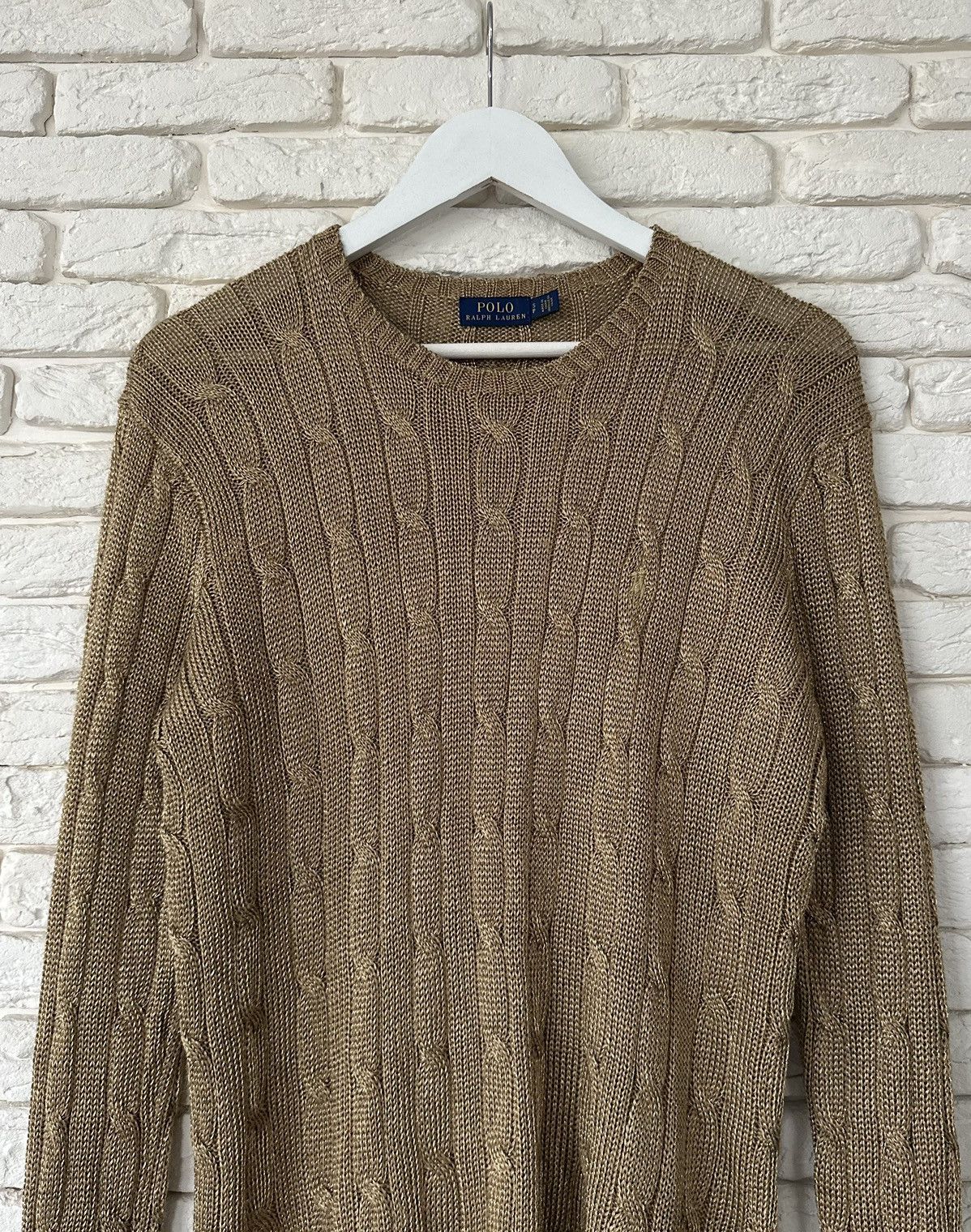 Polo Ralph Lauren Polo Ralph Lauren Logo Cable Knit Sweater Jumper Women's S Size S / US 4 / IT 40 - 1 Thumbnail