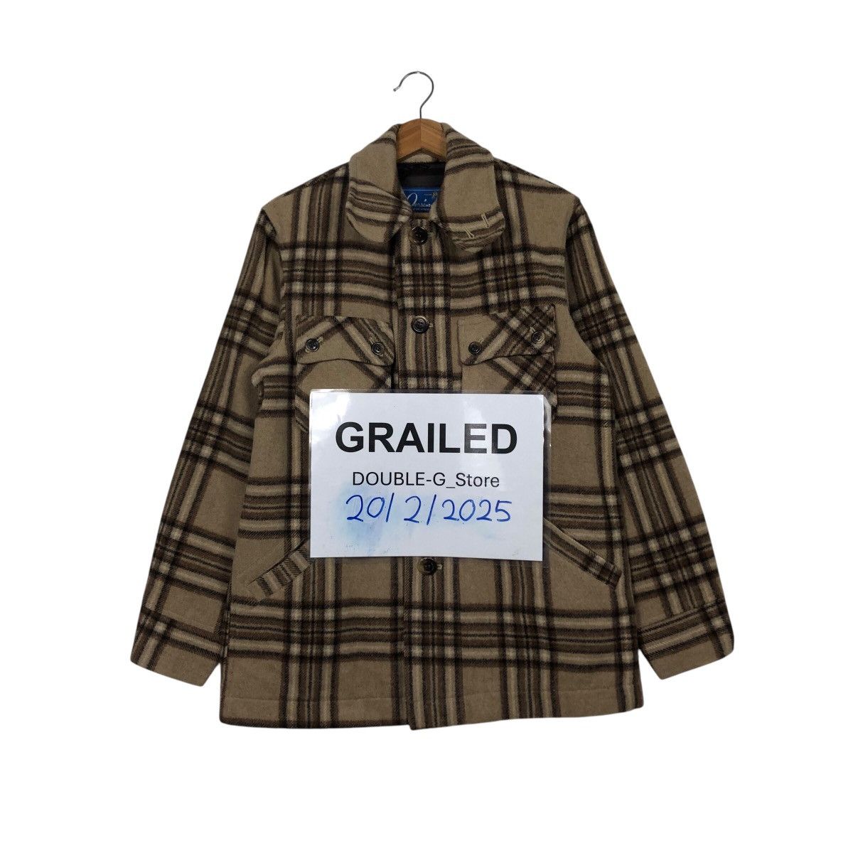 Japanese Brand 📌Vtg Wool Jacket Tartan Design St. Passimon Issey Miyake Size US L / EU 52-54 / 3 - 1 Thumbnail