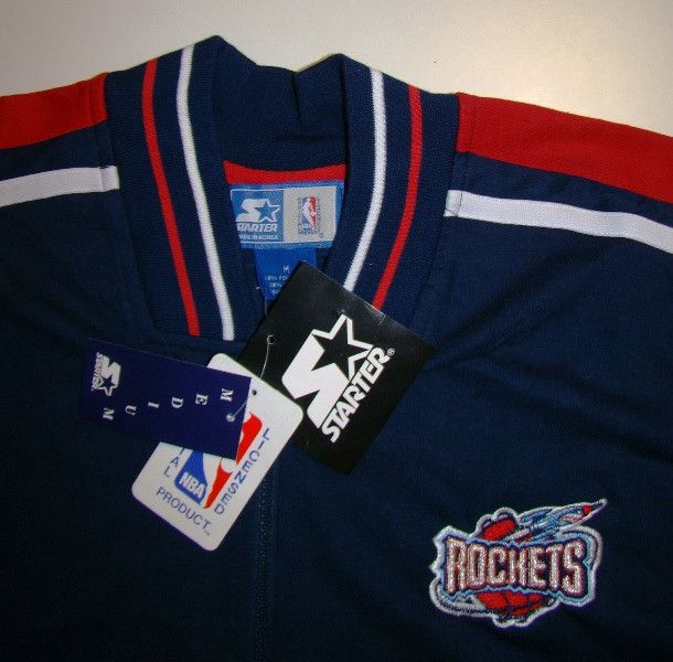 NBA × Starter × Vintage Houston Rockets nba Barkley Drexler Olajuwon Starter shirt M Size US M / EU 48-50 / 2 - 1 Thumbnail