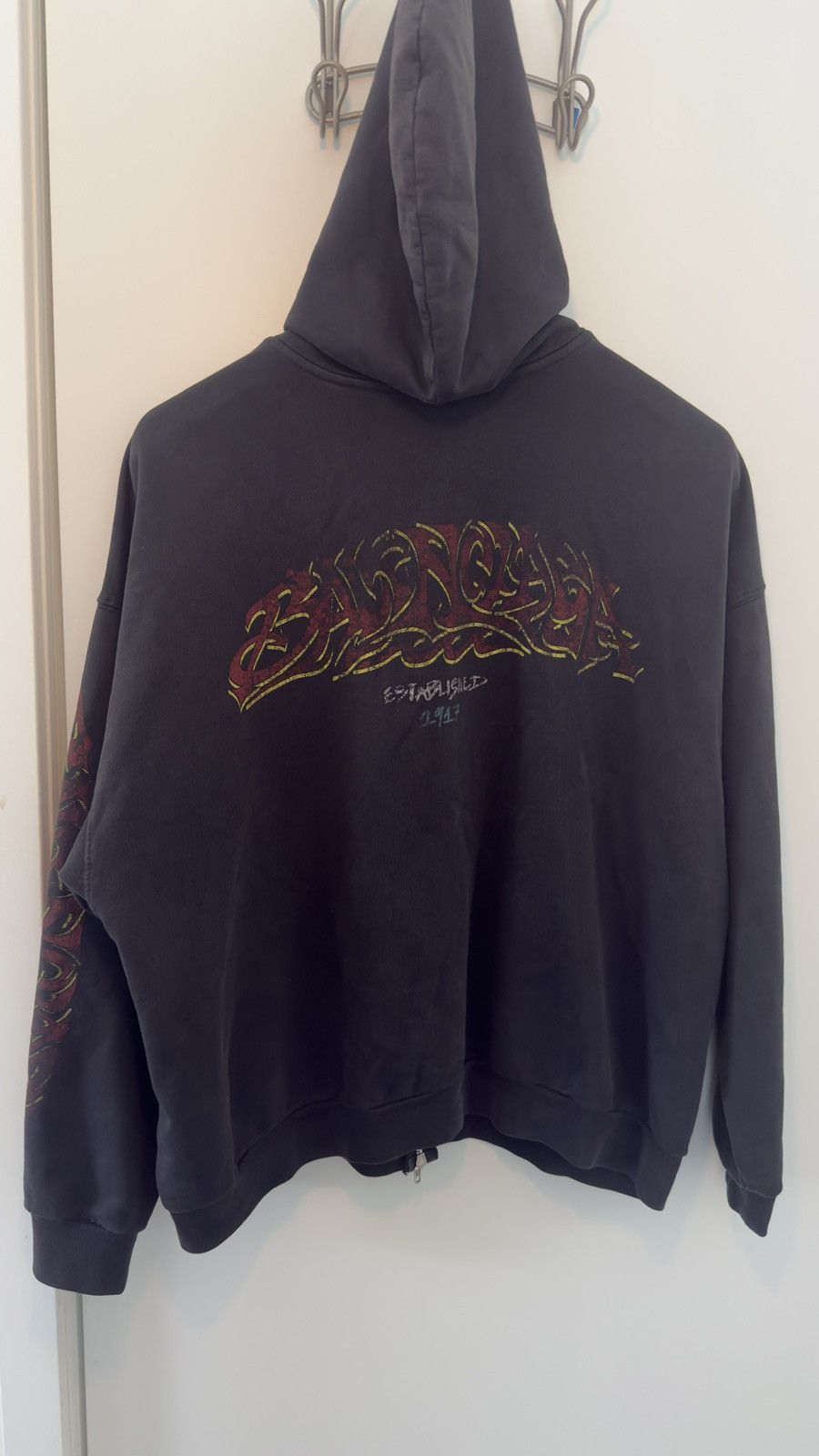 Balenciaga Balenciaga Offshore Zip Up Hoodie Size US M / EU 48-50 / 2 - 2 Thumbnail