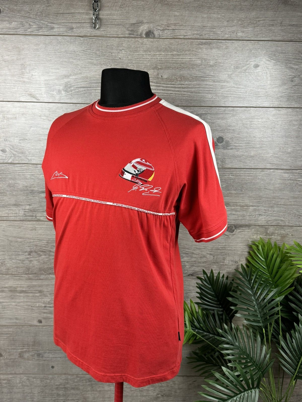 NASCAR F1 Racing tee shirt World Champion Michael Schumacher size M Size US M / EU 48-50 / 2 - 2 Thumbnail