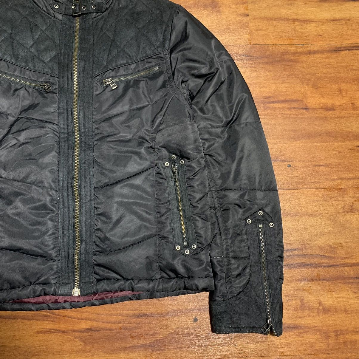 Japanese Brand 2000s OILCAKES PADDED JACKET PUNK STYLE Size US L / EU 52-54 / 3 - 4 Thumbnail