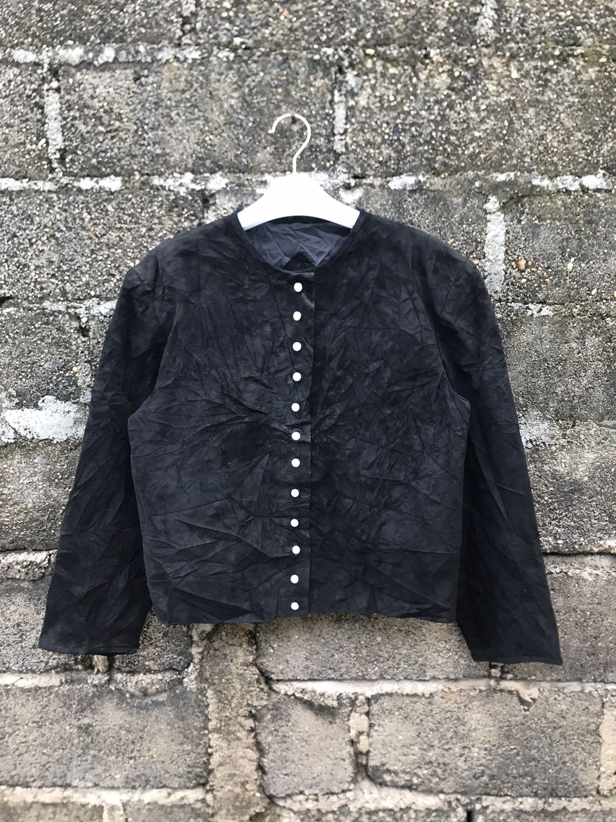Genuine Leather ⚡️Vintage Passage Leather Snap Button Cropped Jacket Size M / US 6-8 / IT 42-44 - 1 Thumbnail