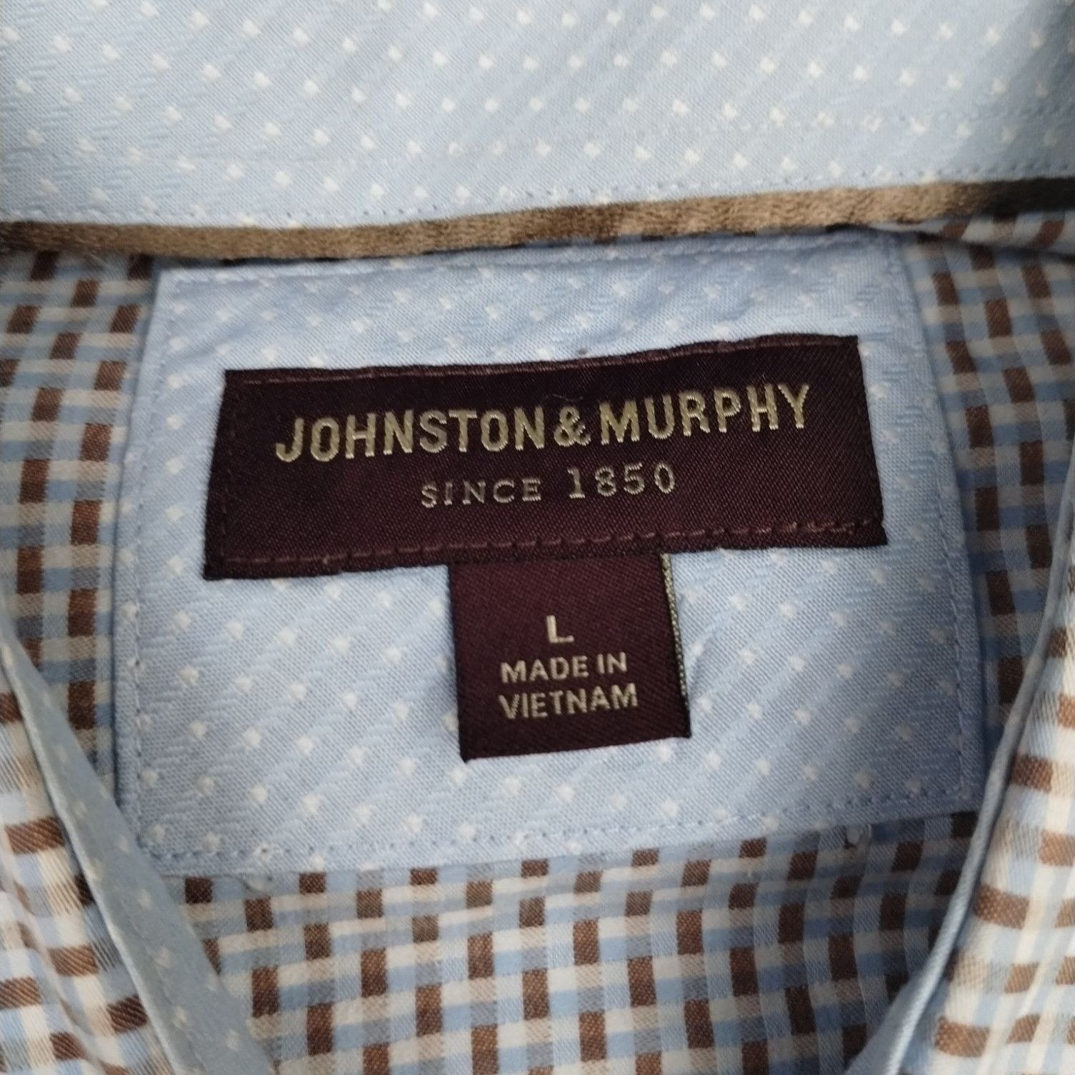 Johnston & Murphy Johnston & Murphy Men's Blue Shirt/Button Up Size L SKU 3990 Size US L / EU 52-54 / 3 - 4 Thumbnail
