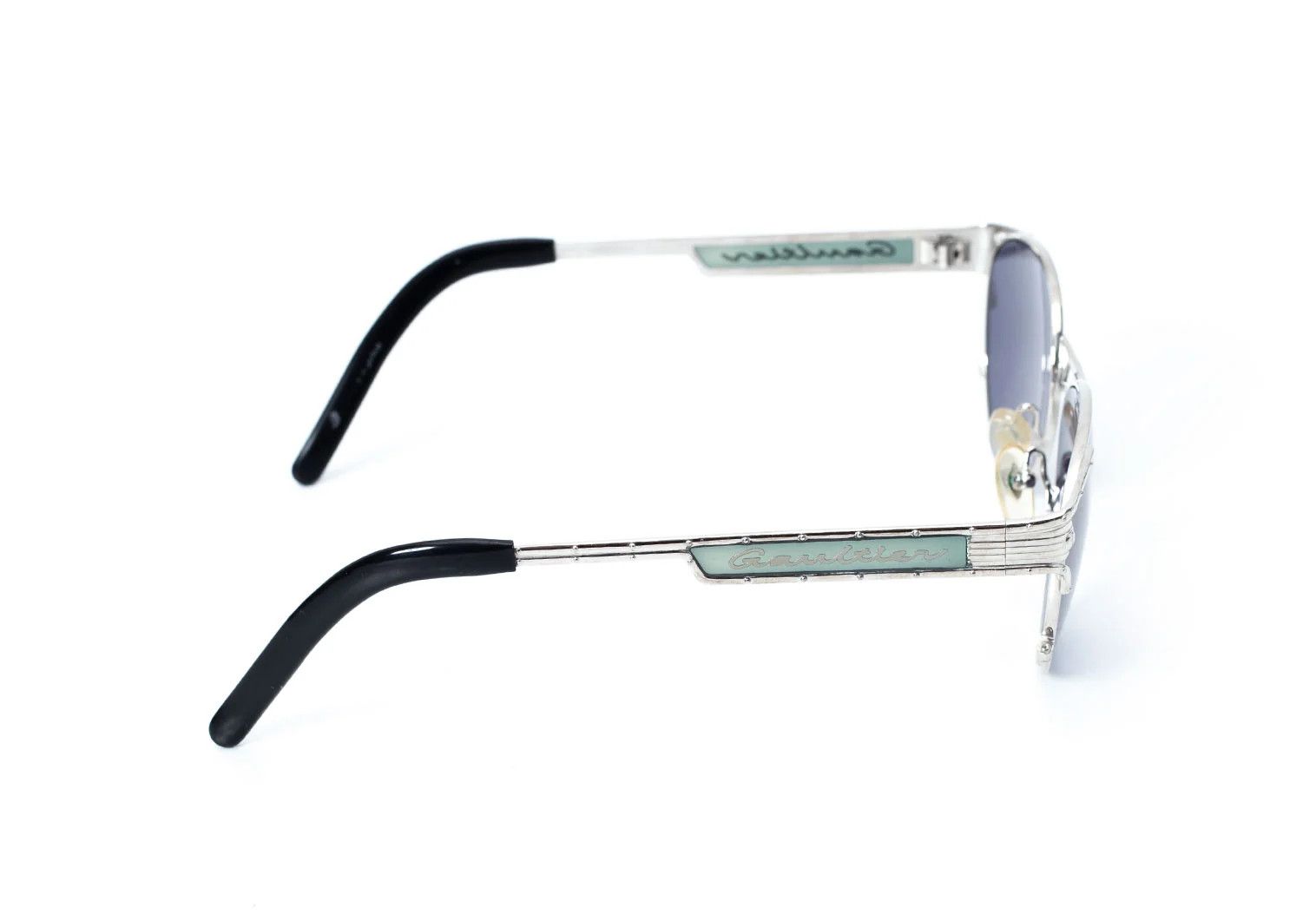 Jean Paul Gaultier Side Window Frame Sunglasses in Silver 50-18-140 Size ONE SIZE - 10 Thumbnail