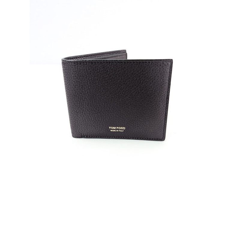 Tom Ford o1rshd1 Size: OS / Grain Leather Classic Bifold Wallet Brown Size ONE SIZE - 12 Thumbnail