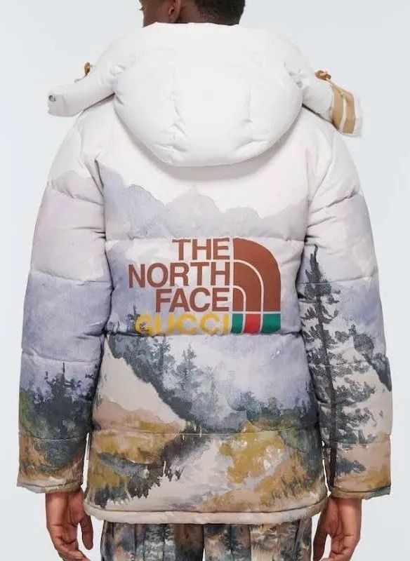 Gucci × The North Face x The North Face Forest Trail Print Down Puffer Parka Jacket Size US S / EU 44-46 / 1 - 3 Thumbnail