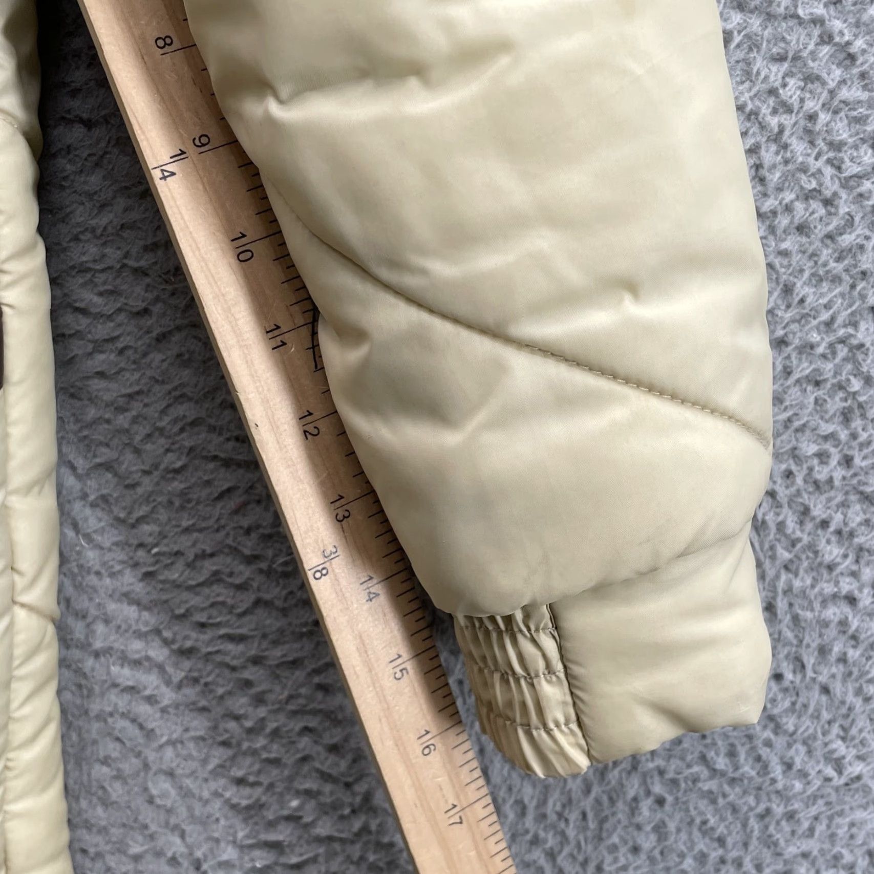 Vintage VINTAGE Windy Weather Coat Womens 16 Beige Insulated Quilt Outdoor Gorp Academia Jacket/Coat Size XXL / US 16-18 / IT 52-54 - 5 Thumbnail