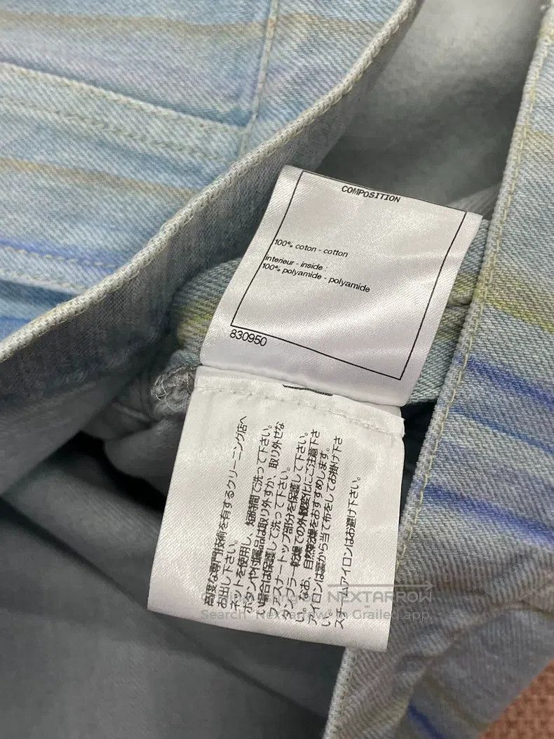 Chanel Chanel Waterfall Series Blue Camelia Denim Jacket Size XS / US 0-2 / IT 36-38 - 9 Thumbnail