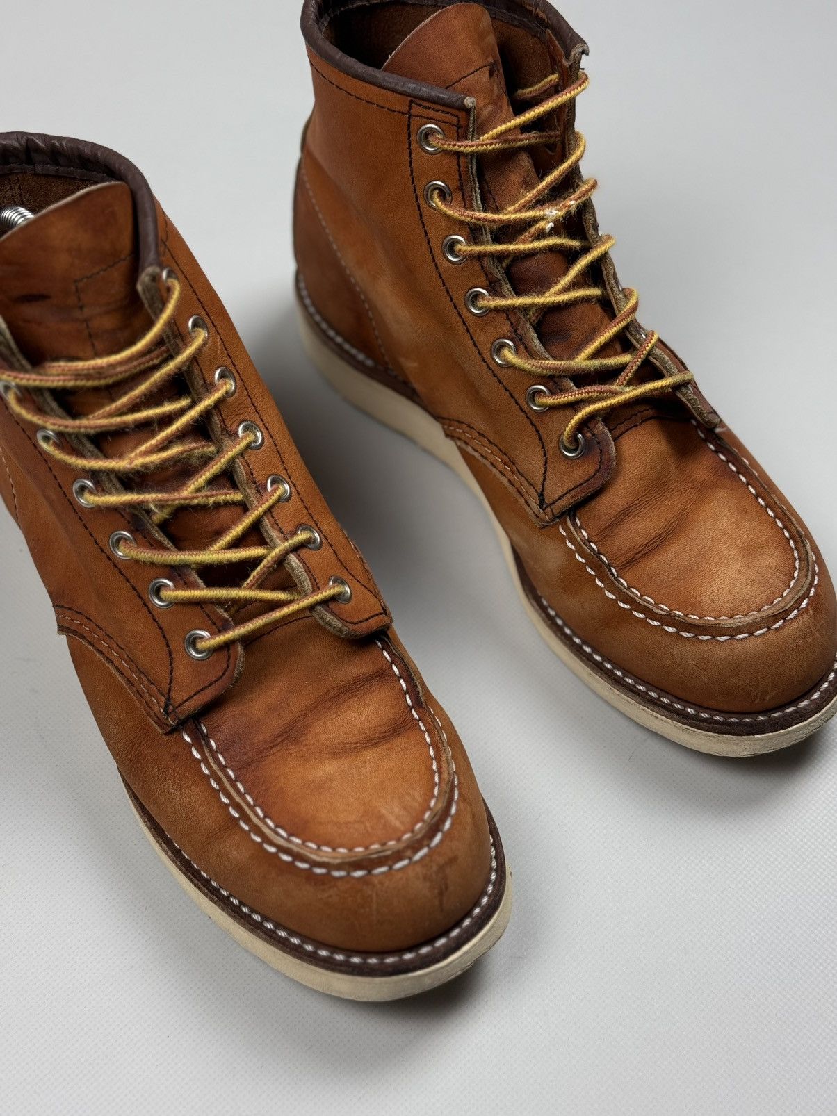 Red Wing Red Wing Shoes Vintage Leather Moc Toe Boots Size US 8.5 Size US 8.5 / EU 41-42 - 4 Thumbnail