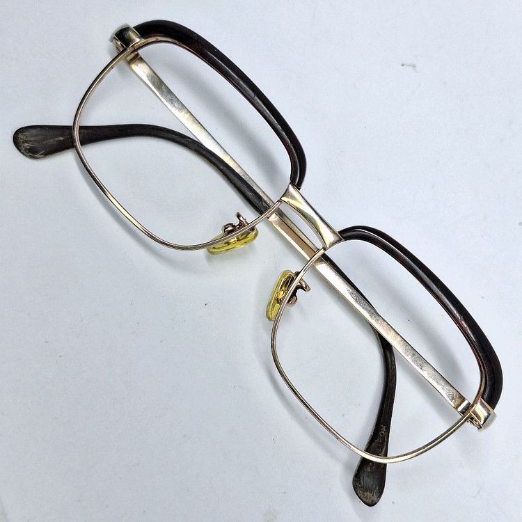 Other VINTAGE 1980s No.5117 Browline Glasses 50mm Gold Edition Size ONE SIZE - 1 Thumbnail
