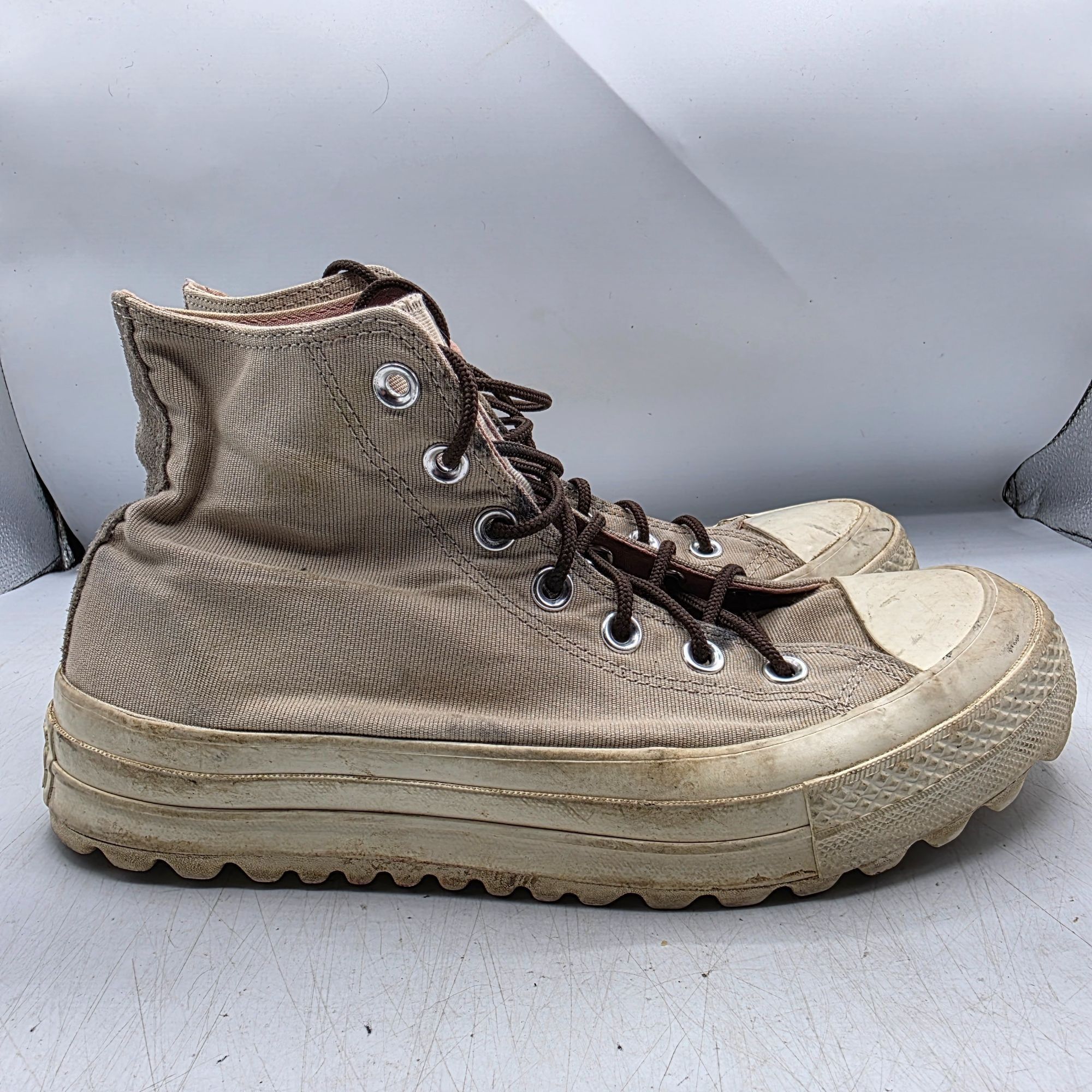 Converse Converse Chuck Taylor Lift Ripple Boot High Top Womens 9 Tan Size US 9 / IT 39 - 13 Thumbnail