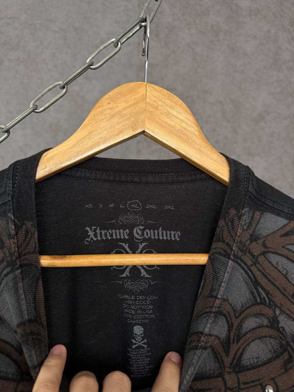 Affliction Xtreme Couture made in USA skulls tee Size US XL / EU 56 / 4 - 4 Thumbnail