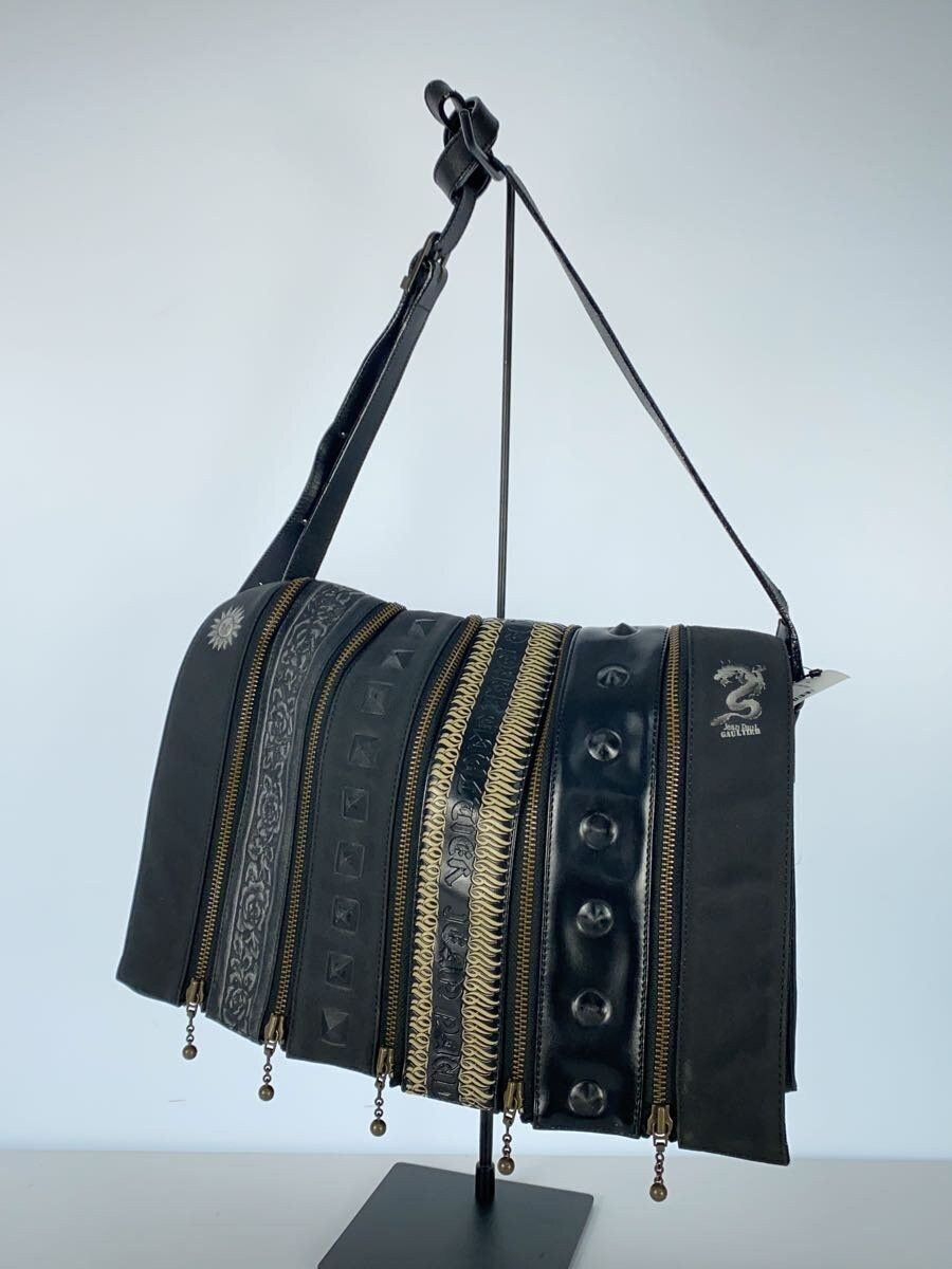 Jean Paul Gaultier Multi Zip Studded Shoulder Bag Size ONE SIZE - 3 Thumbnail