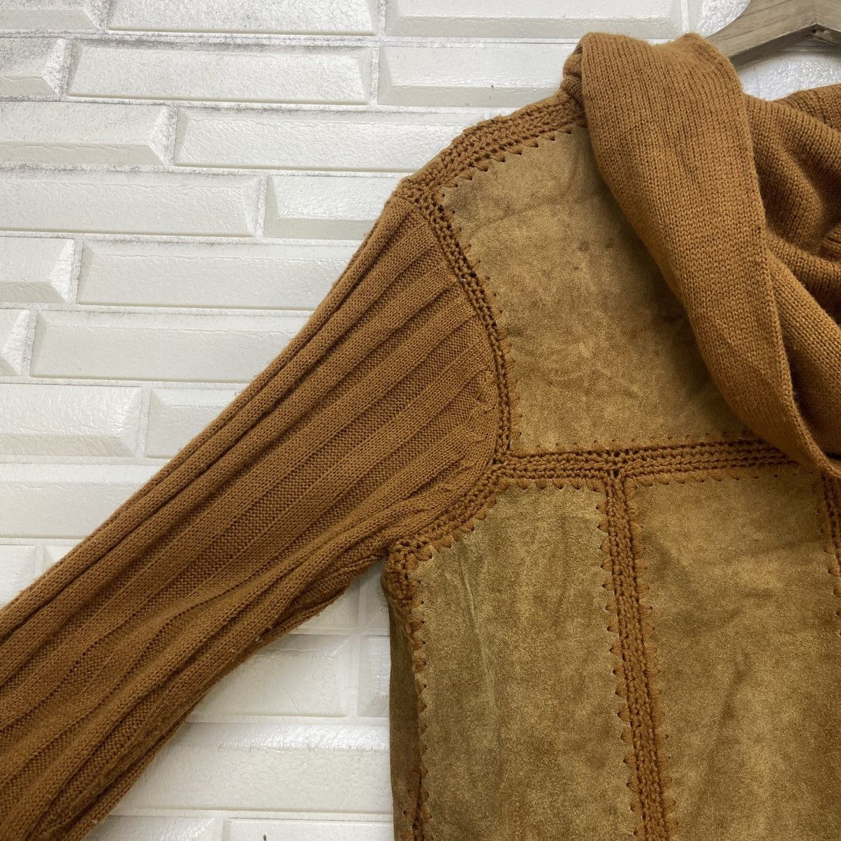 Vintage Vintage 70s Duo-Wear by Hollywood Flaire Leather Jacket Coat Size US XS / EU 42 / 0 - 15 Thumbnail