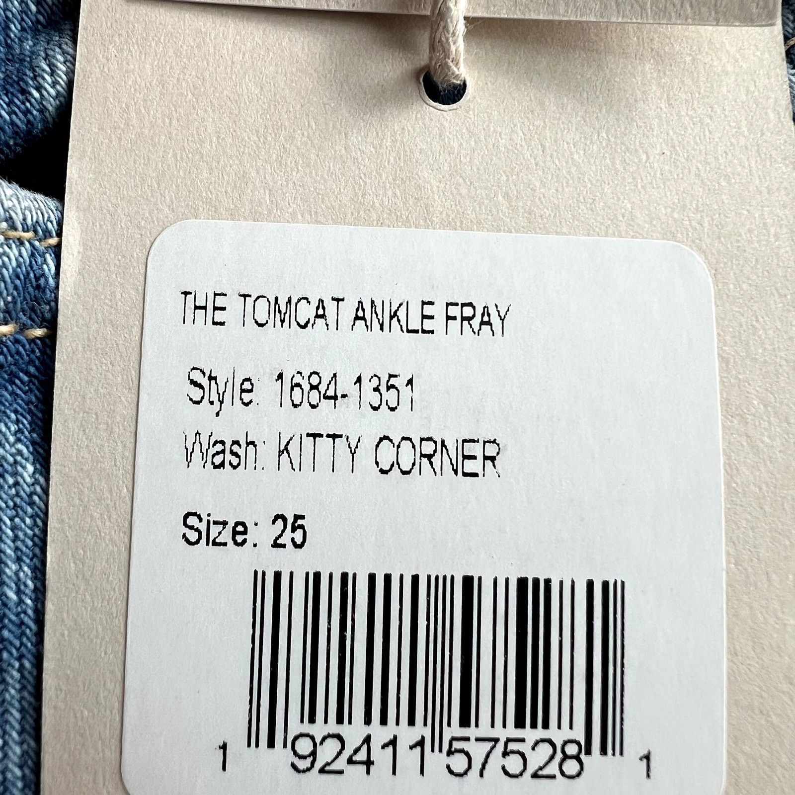 MOTHER Mother the tomcat ankle fray kitty jeans corner size 25 DR Size 25" / US 0 / IT 36 - 3 Thumbnail