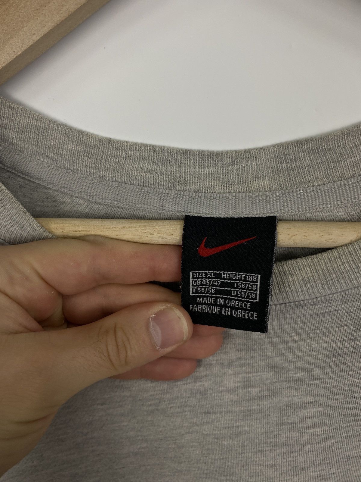 Nike 🇺🇸 Vintage 90s Nike Retro T-Shirt Rare Hype Y2K Size US XXL / EU 58 / 5 - 5 Thumbnail