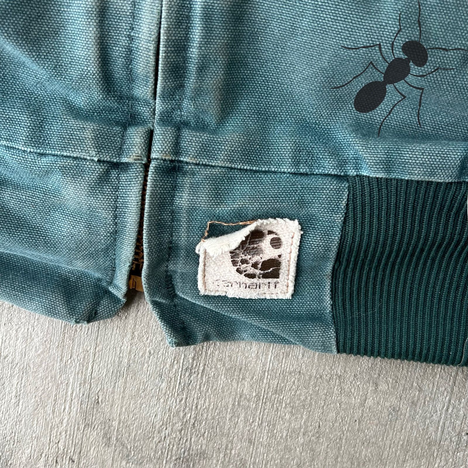 Carhartt × Vintage Carhartt J14 HTG green santa fe work wear jacket Size US XL / EU 56 / 4 - 4 Thumbnail