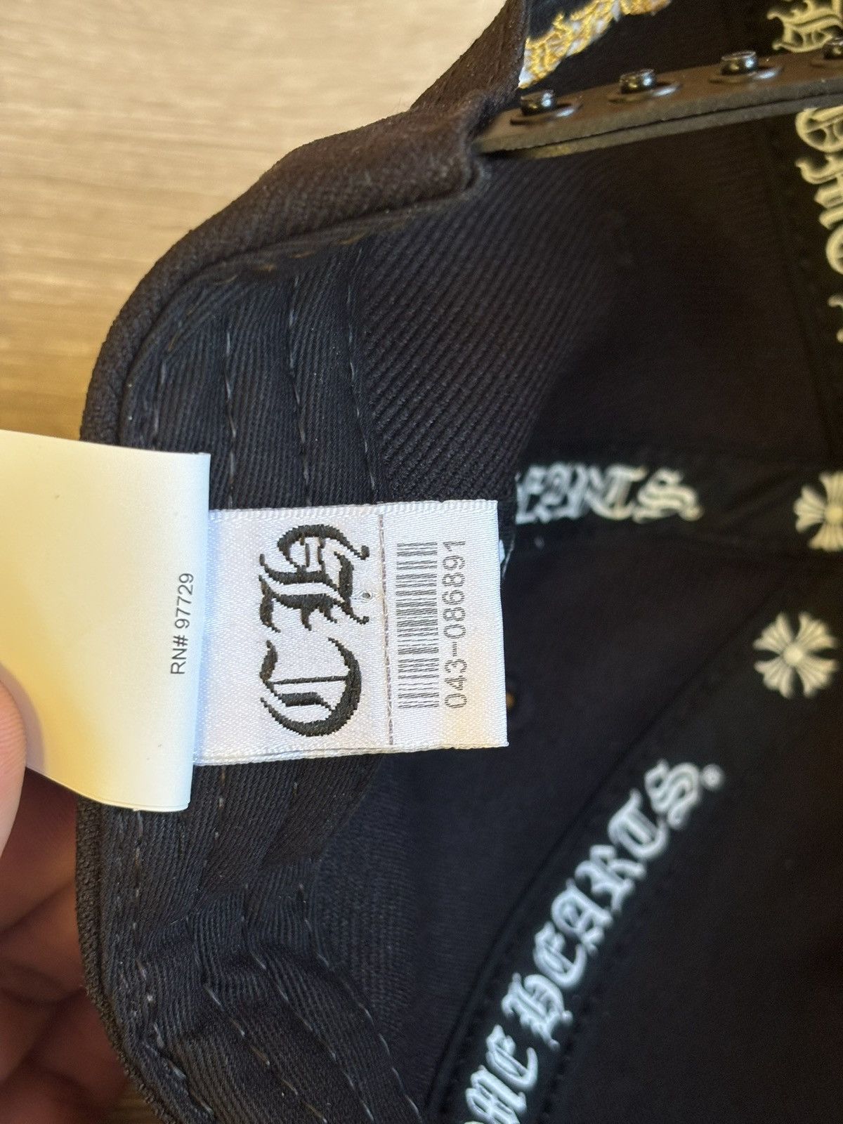 Chrome Hearts Chrome Hearts CH Baseball Cap Black/Yellow Snapback Hat Size ONE SIZE - 12 Thumbnail