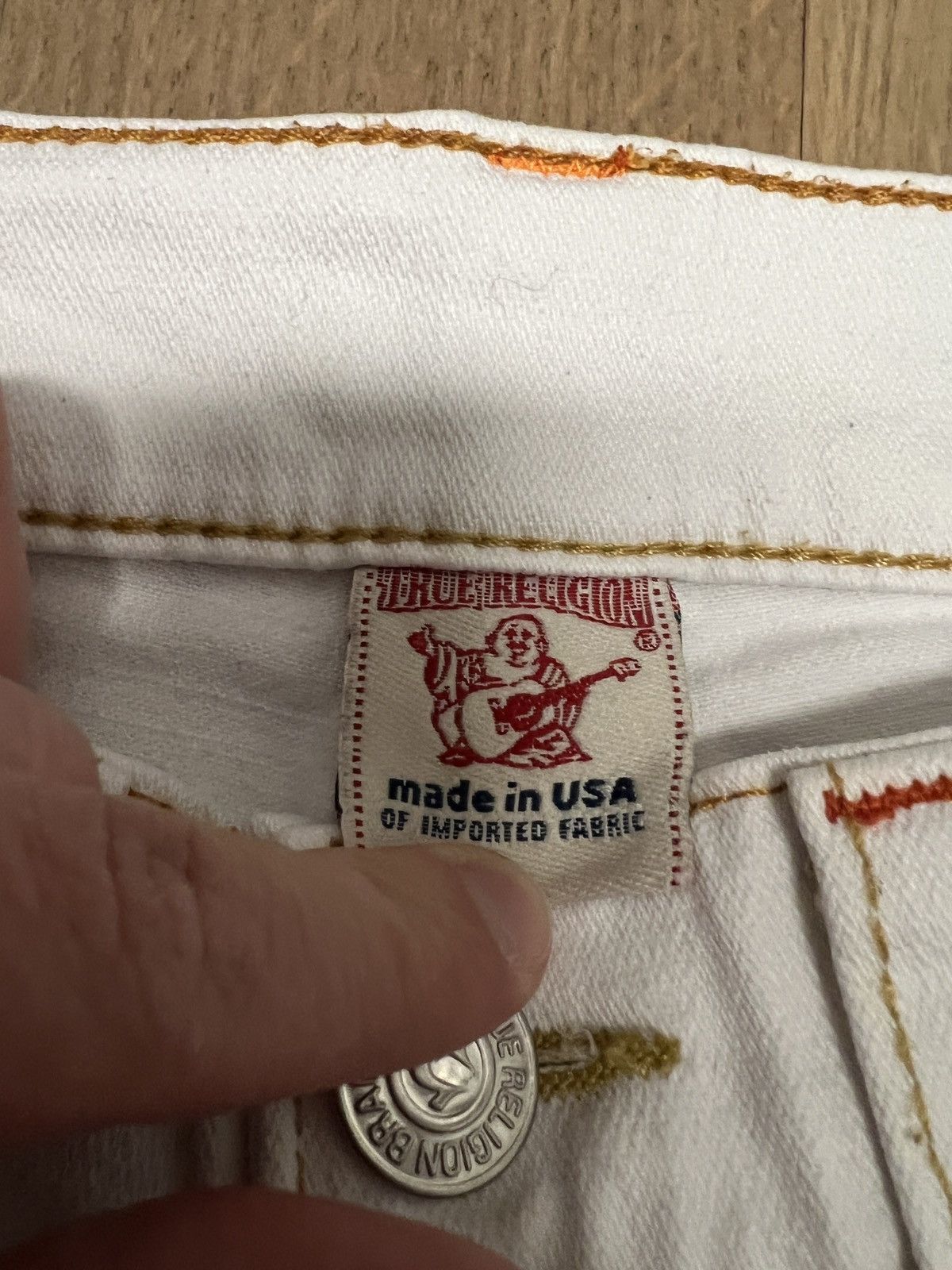 True Religion OG True Religion Ricky Jeans White Size US 33 - 5 Thumbnail