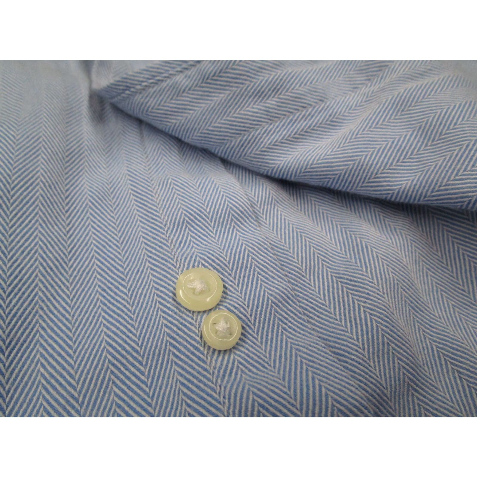 Disney Disneyland Resort Dress Shirt Mens XL Blue Button Up Mickey Mouse Size 46R - 6 Thumbnail