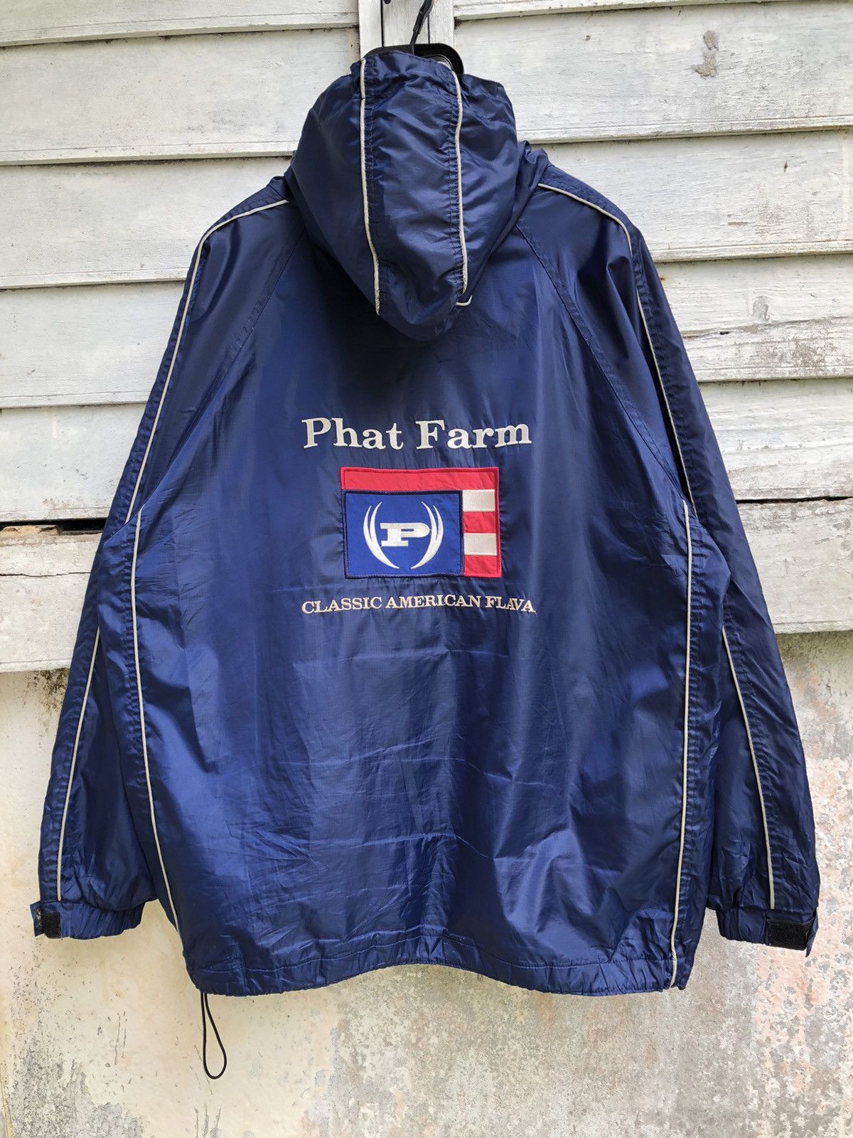 JNCO × Phat Farm Vintage Oversized Phat Farm Big Logo Windbreaker Size US L / EU 52-54 / 3 - 1 Thumbnail