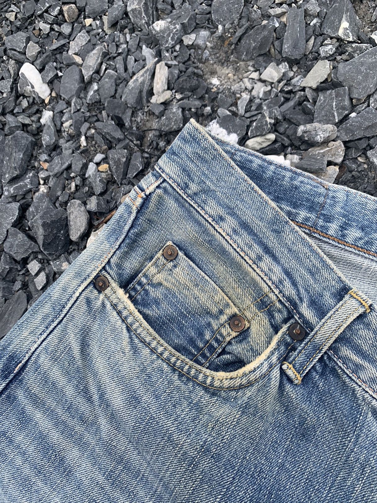 Kapital VINTAGE EDWIN 505XX SELVEDGE FADED JAPANESE DISTRESSED DENIM Size US 34 / EU 50 - 14 Thumbnail