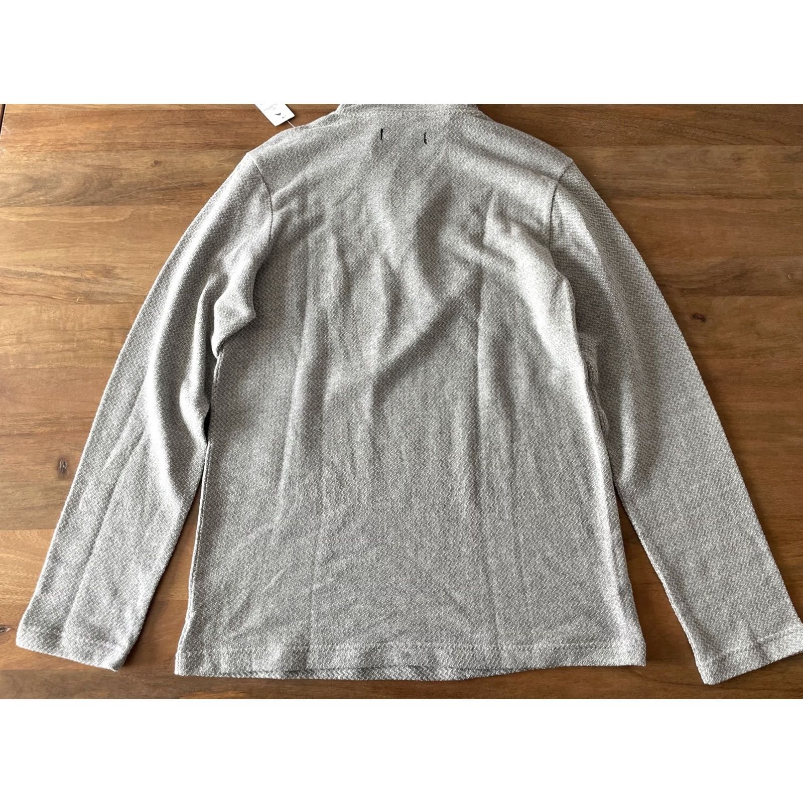 Tommy Bahama Tommy Bahama Shirt Men S Gray 1/4 Zip Pajama Top Sweatshirt Loungewear Geometric Logo Embroidered Slide Sleepwear Size US S / EU 44-46 / 1 - 2 Thumbnail