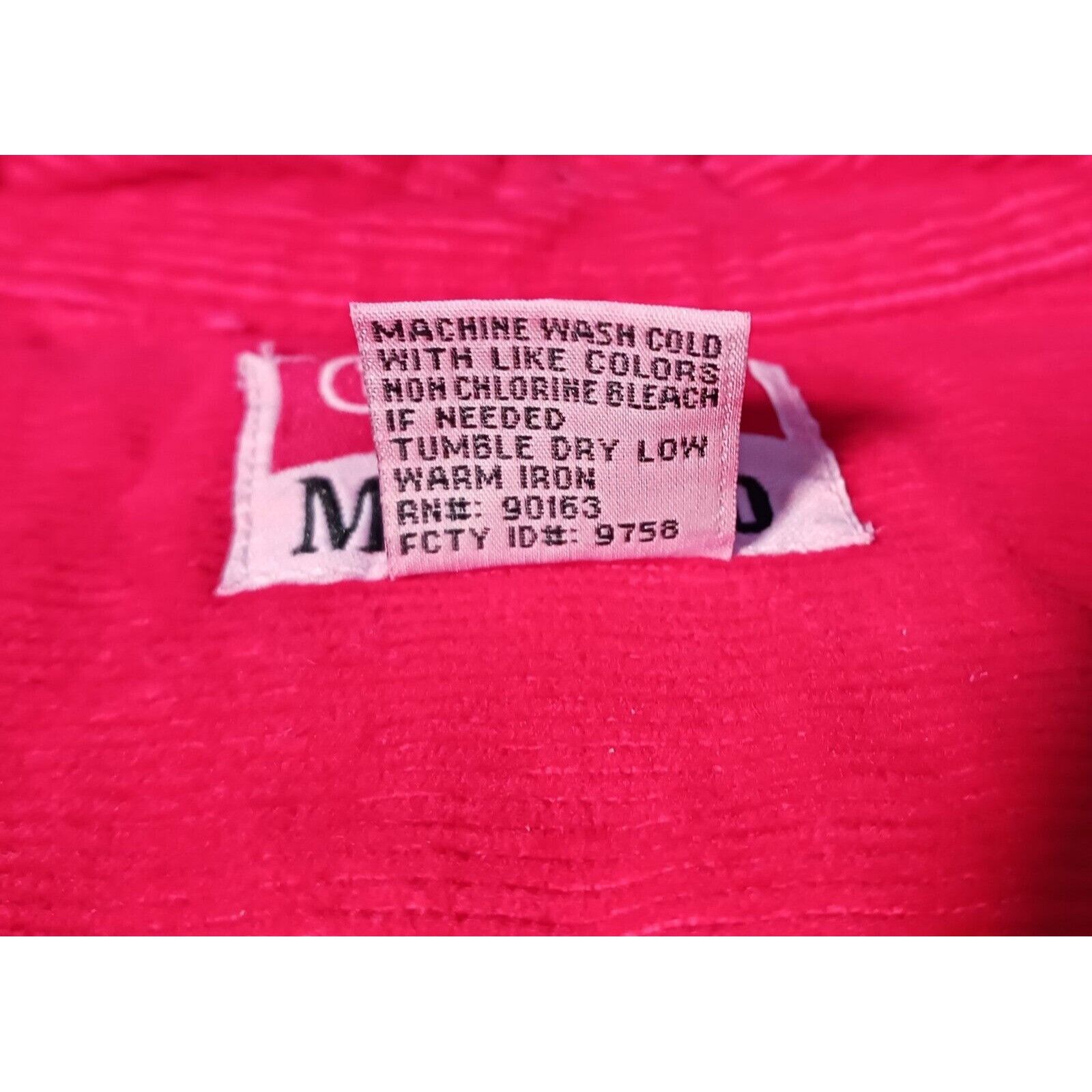 Marlboro 90's Marlboro Red Corduroy 1/2 Zip Pullover Shirt Large Terr Size US L / EU 52-54 / 3 - 5 Thumbnail