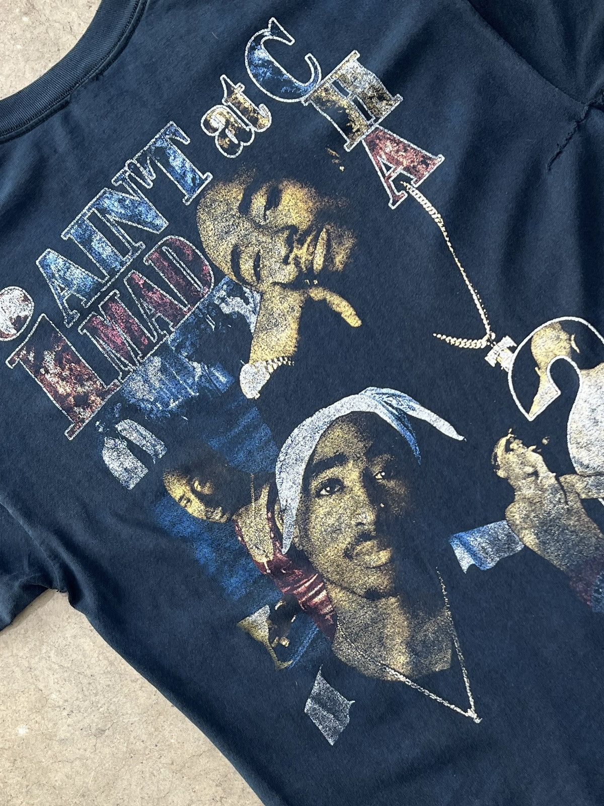 Designer × Rap Tees × Vintage 90s Tupac x Dr Dre “California Love 