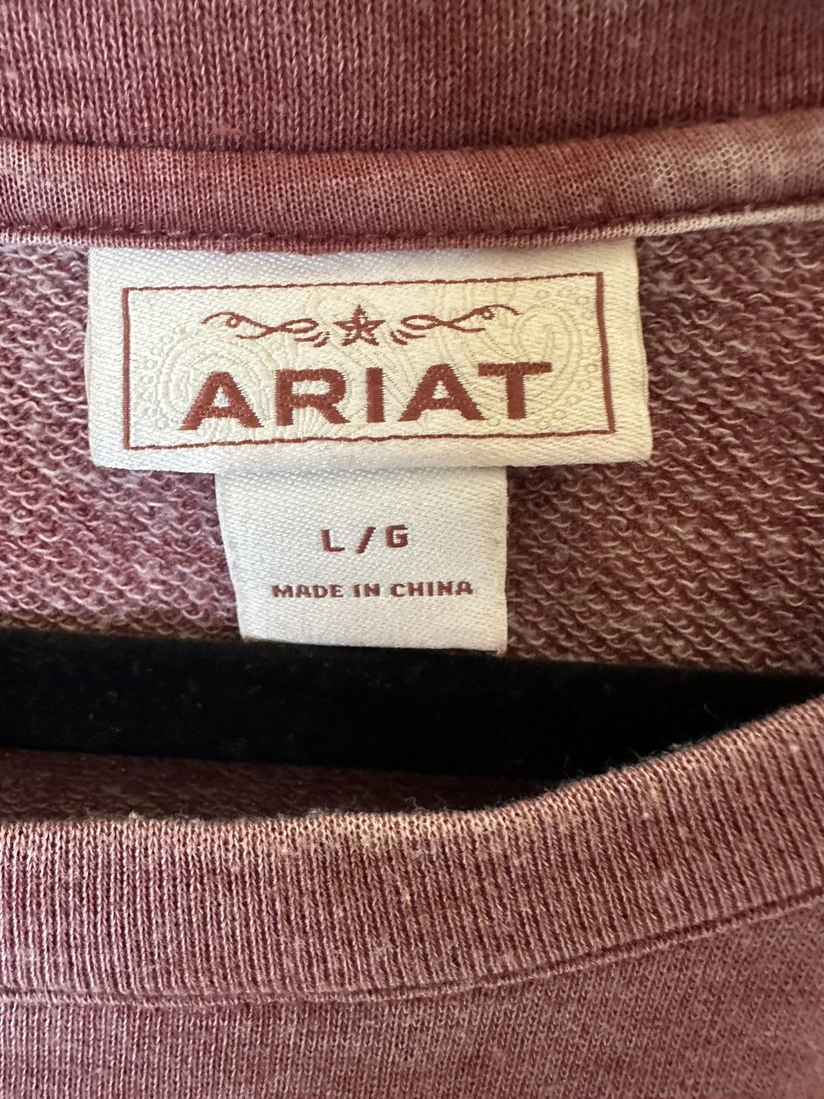 Ariat Ariat Womens Size L Burnout Velvet Floral Waist Tie Long Size L / US 10 / IT 46 - 4 Thumbnail