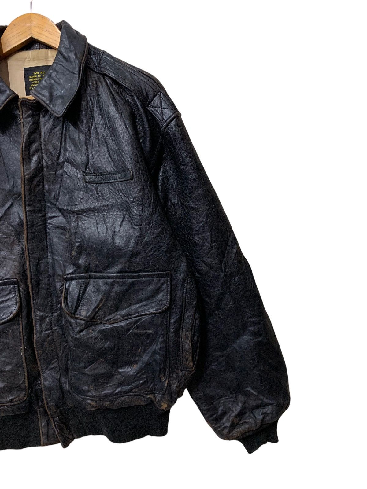 Avirex 🔥VTG AVIREX USAF TYPE A2 LEATHER JACKETS Size US M / EU 48-50 / 2 - 4 Thumbnail