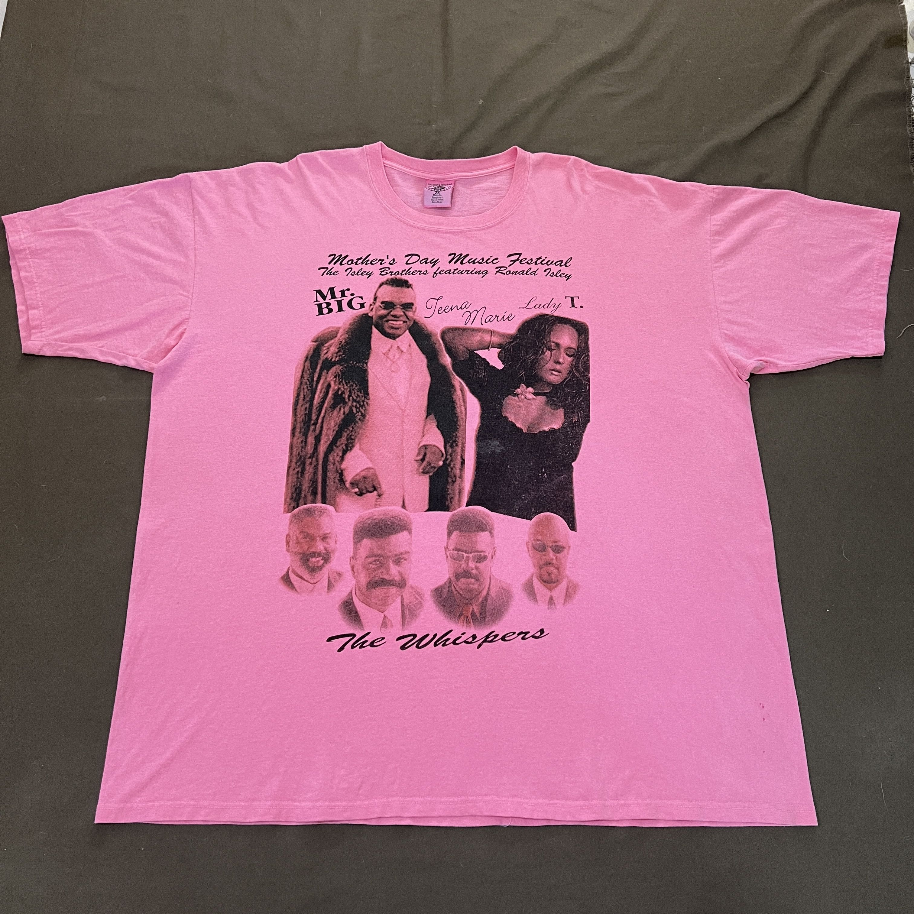 Band Tees × Rap Tees × Vintage Vintage Y2K Teena Marie The Whispers Mr. Biggs 2XL R&B SOUL Size US XXL / EU 58 / 5 - 3 Thumbnail