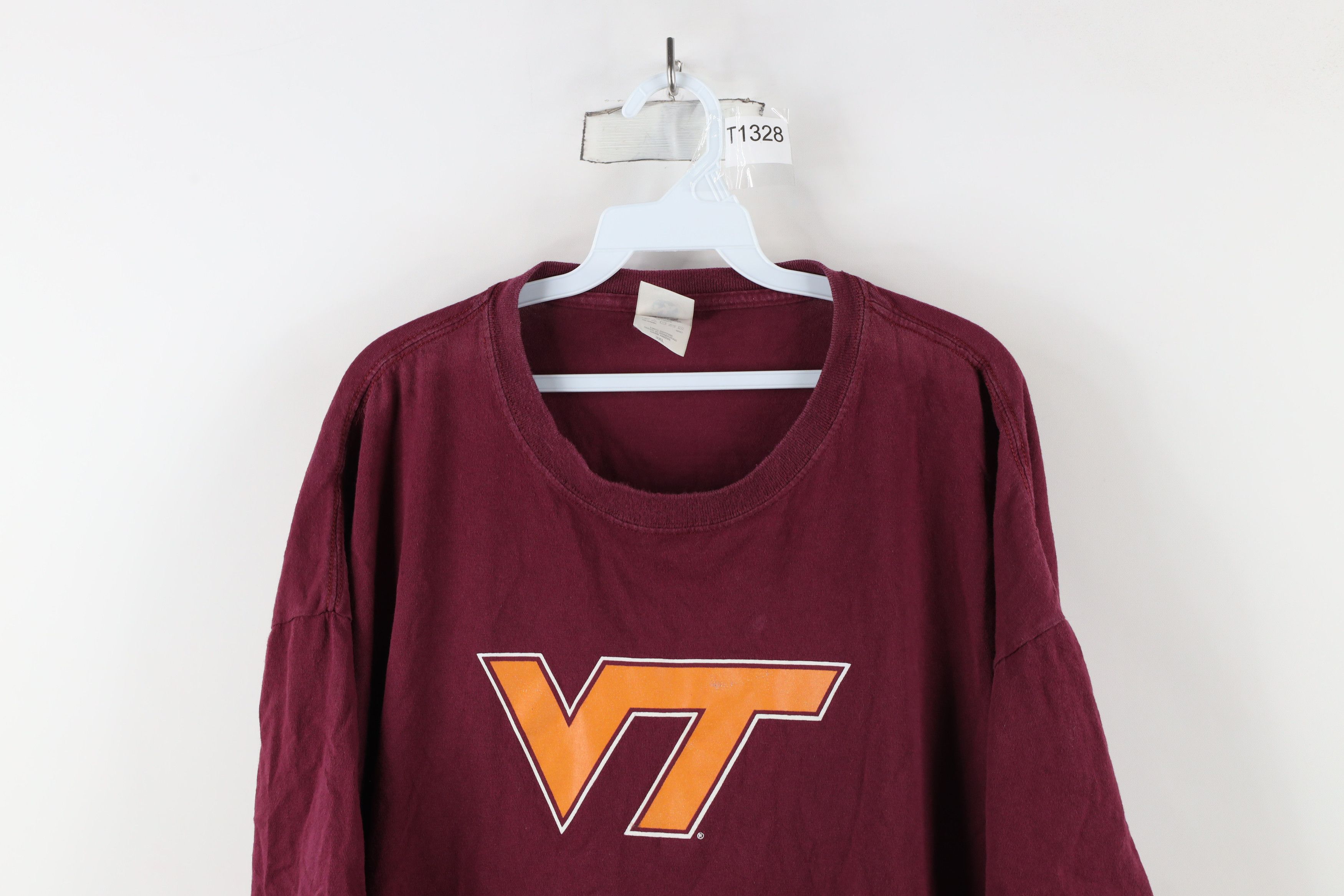 Vintage Vintage Virginia Tech University Short Sleeve T-Shirt Red Size US XXL / EU 58 / 5 - 2 Thumbnail