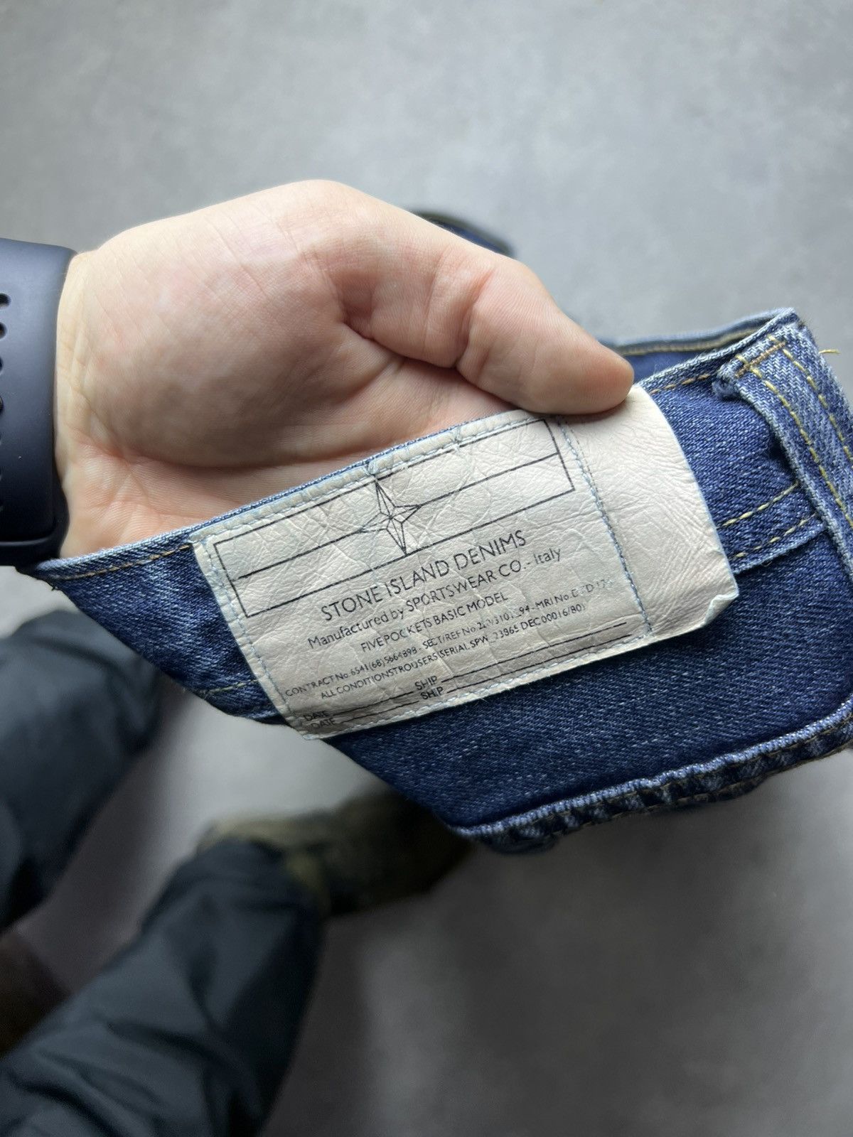 Massimo Osti Vintage Stone Island Jeans Denim Pants Rare S.I Denims Size US 38 / EU 54 - 7 Thumbnail