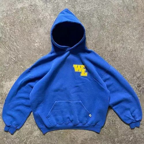 Japanese Brand Hoodie Dark blue solid color casual washed retro hoodie Size US L / EU 52-54 / 3 - 1 Thumbnail